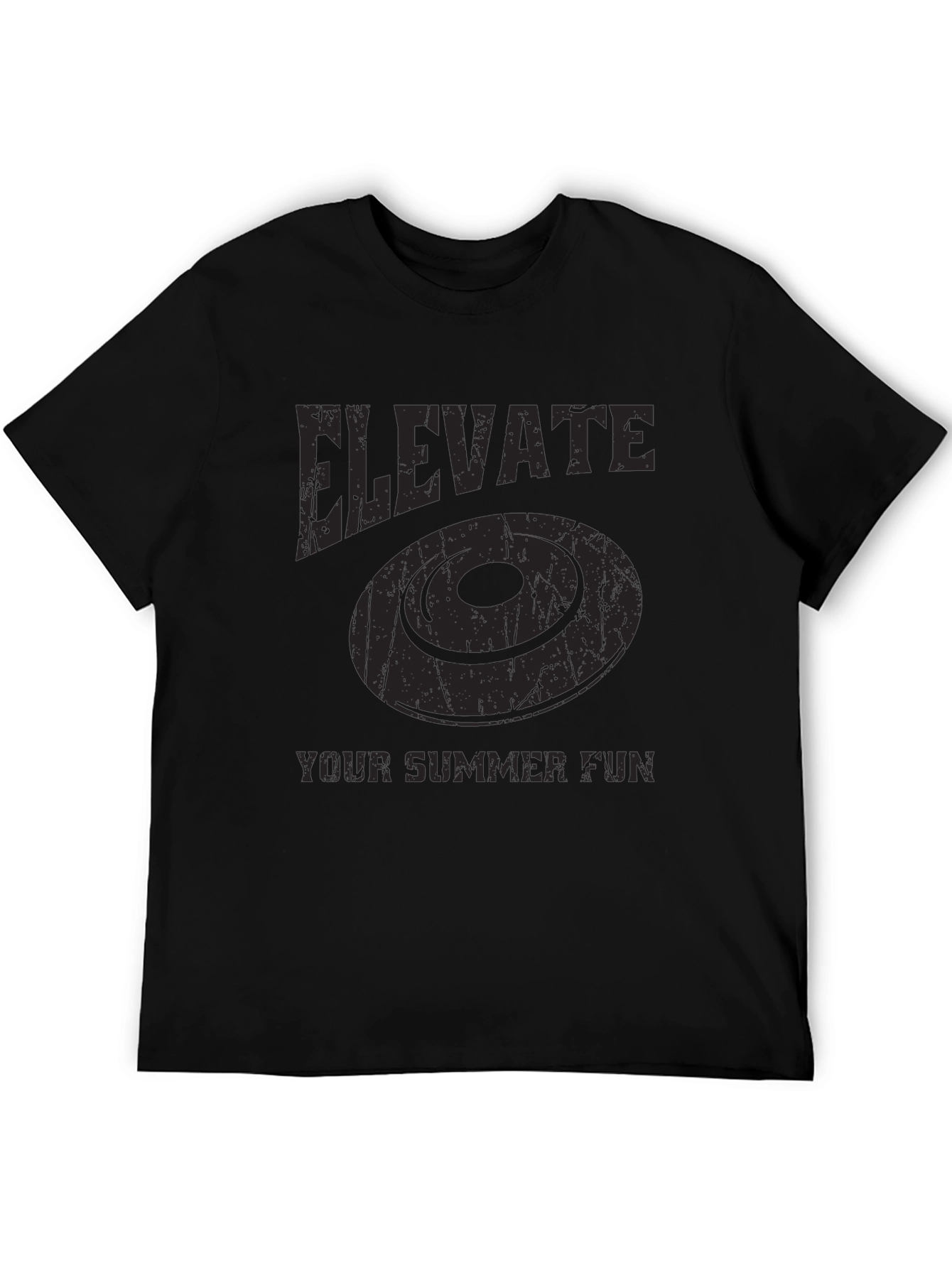 Elevate Summer Fun T-Shirt - Frisbee Graphic Tee