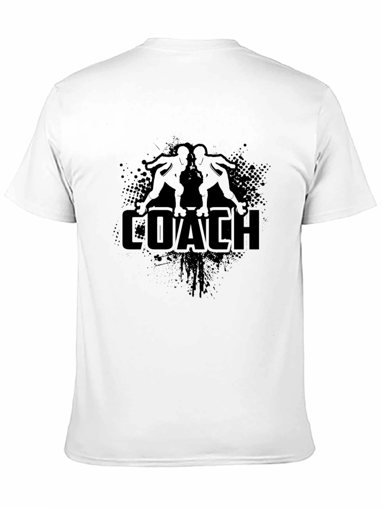 Coach Football T-Shirt - Black Graphic Tee