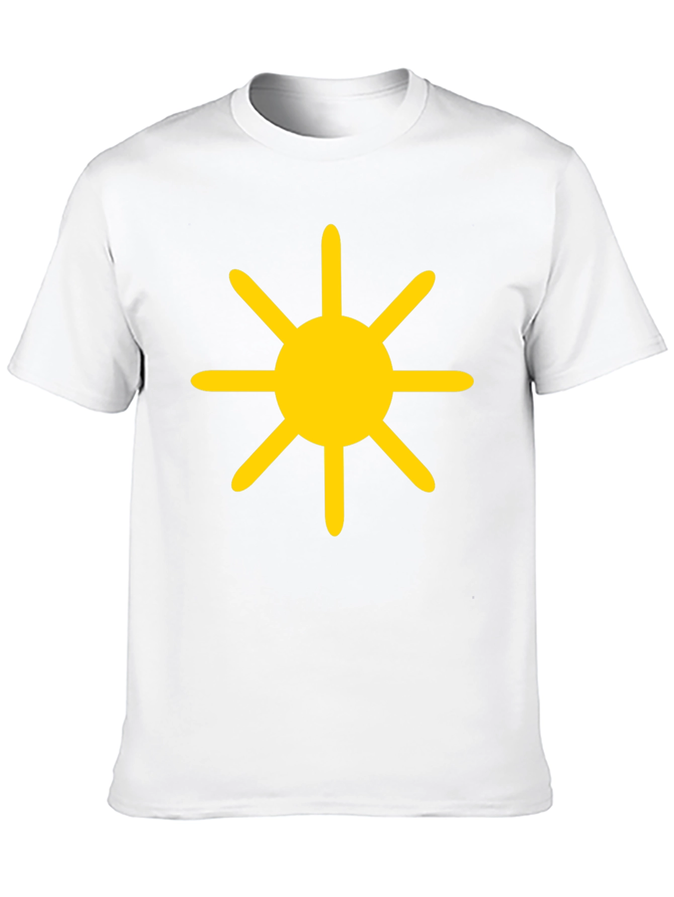 Sunburst Graphic Tee - Black Cotton Blend