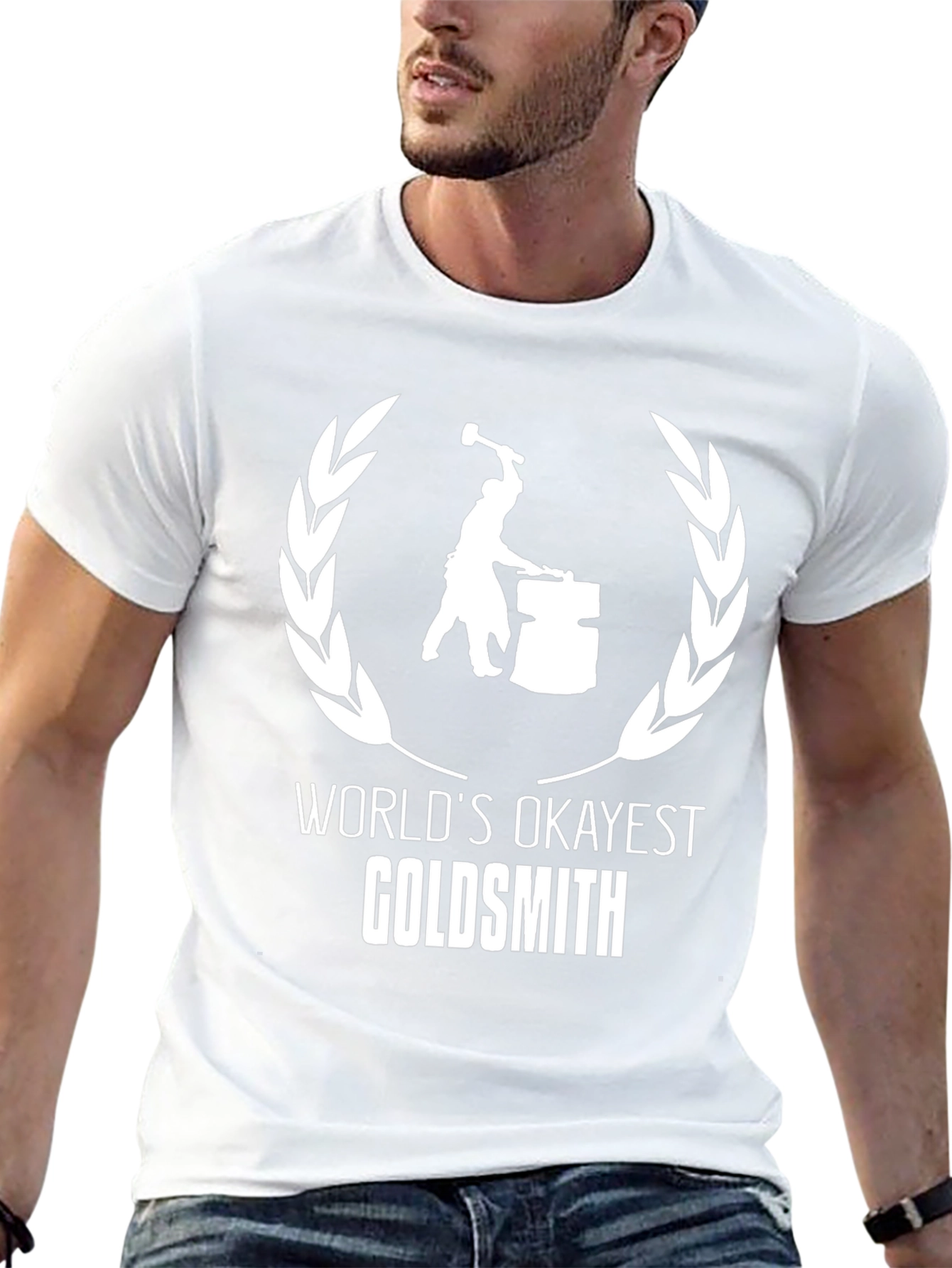 Worlds Okayest Goldsmith T-Shirt - Black