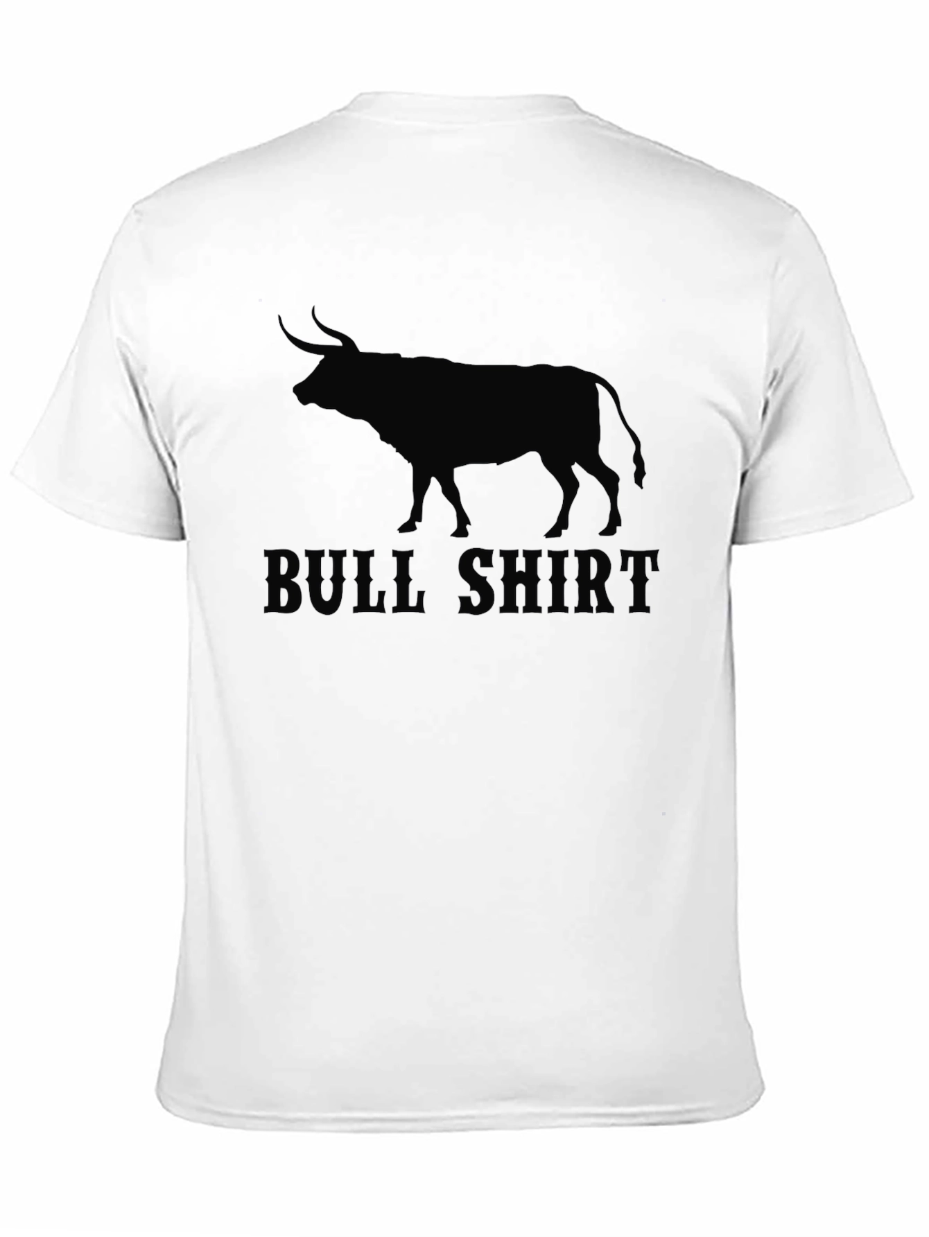 Bull Shirt Graphic Tee - Mens Black T-Shirt