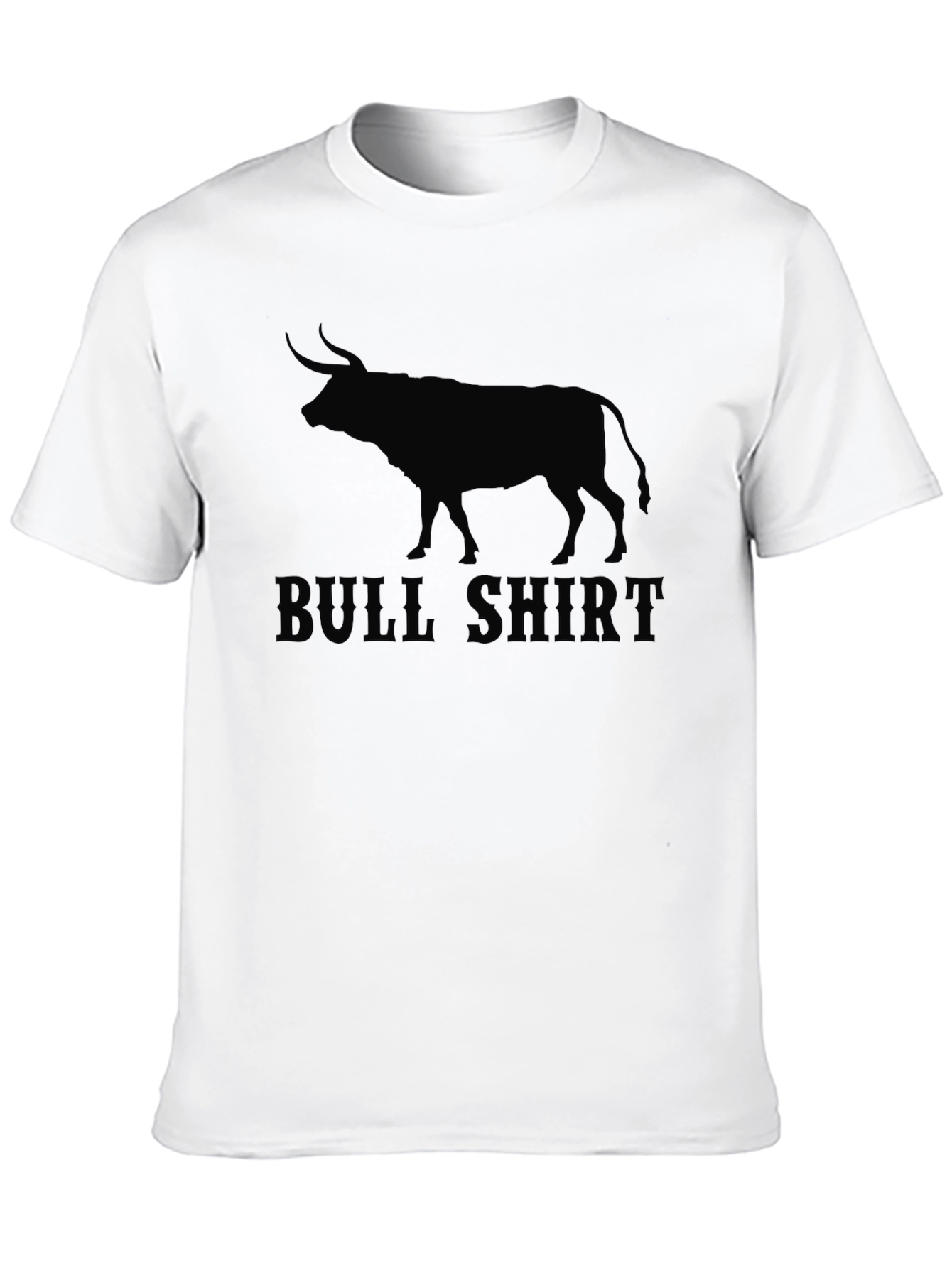 Bull Shirt Graphic Tee - Mens Black T-Shirt