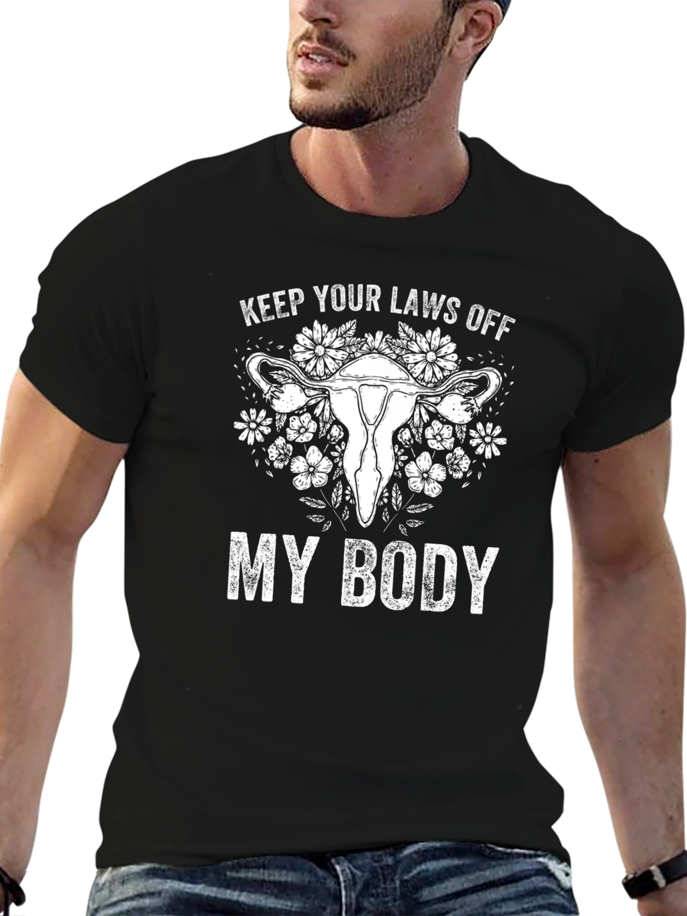 Feminist Rights T-Shirt Keep Laws Off My Body