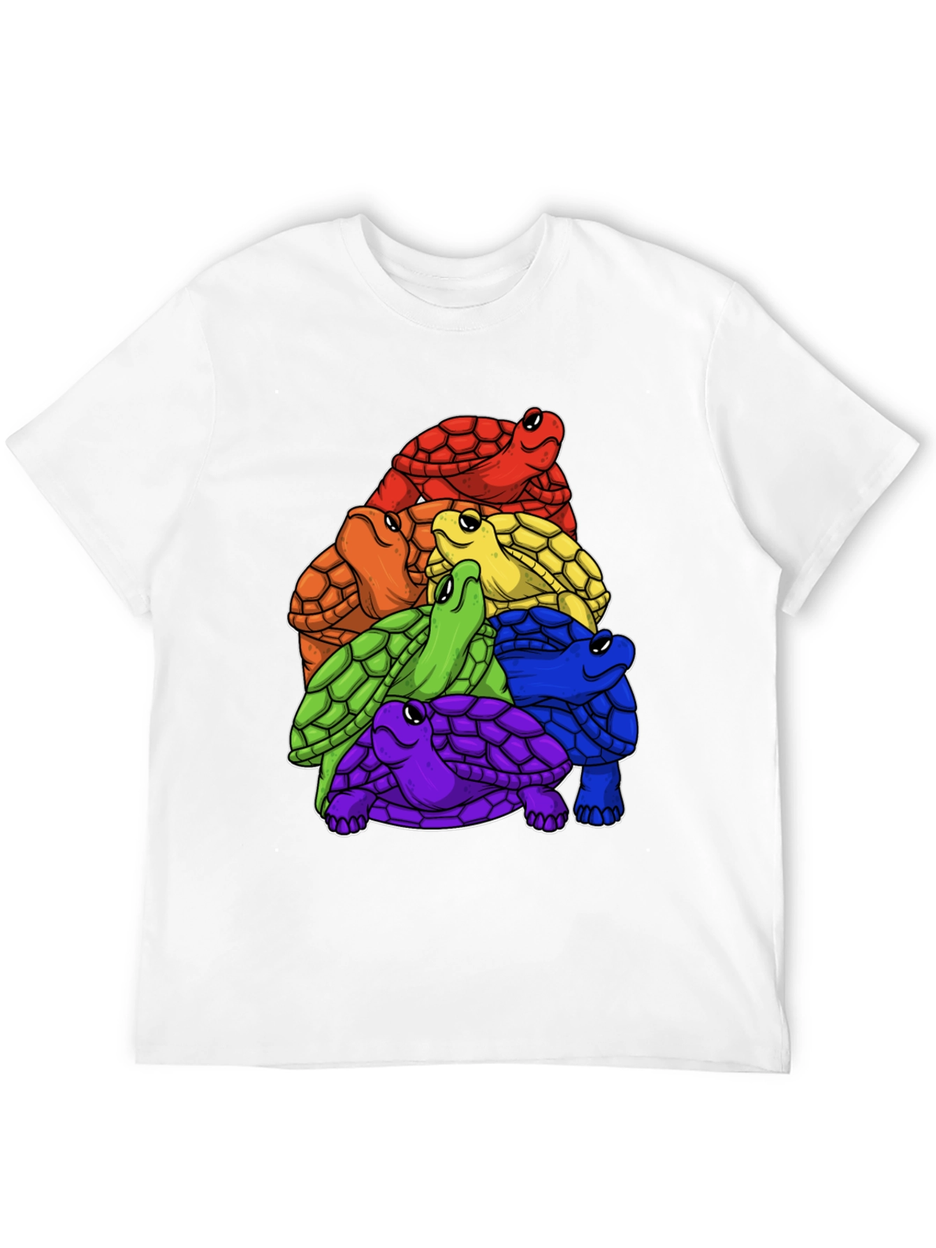Rainbow Turtle Graphic Tee