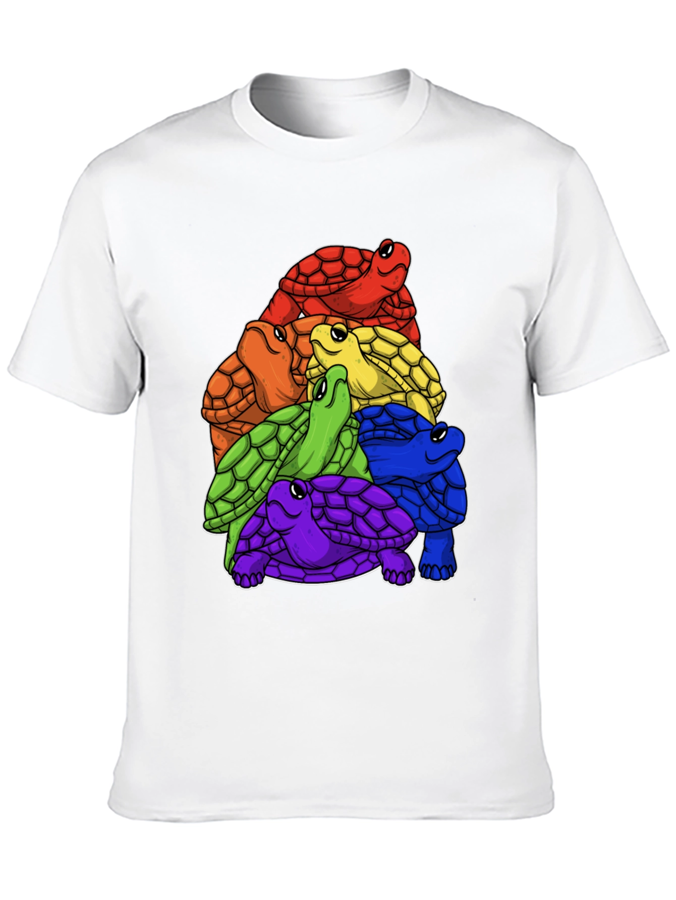 Rainbow Turtle Graphic Tee