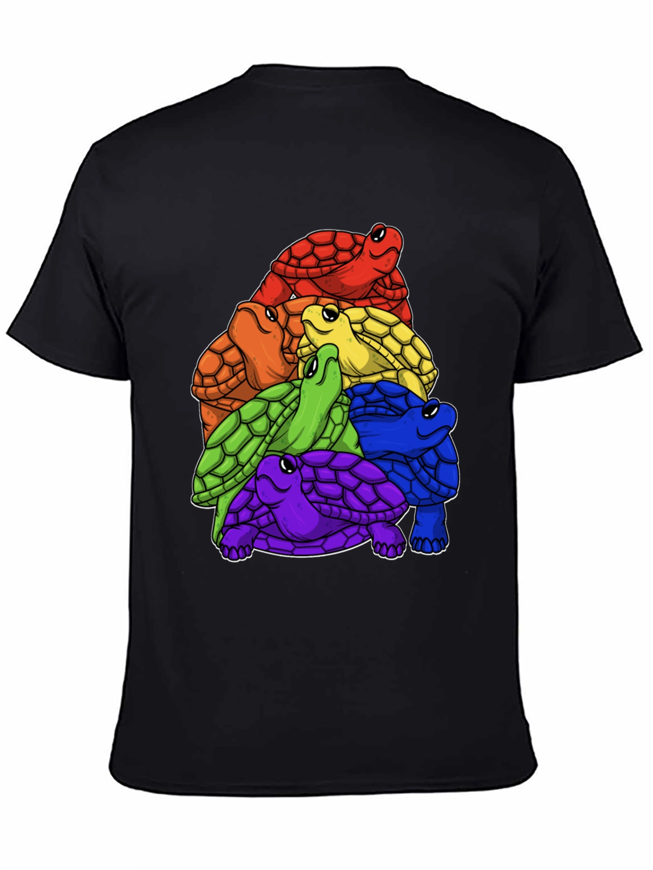 Rainbow Turtle Graphic Tee