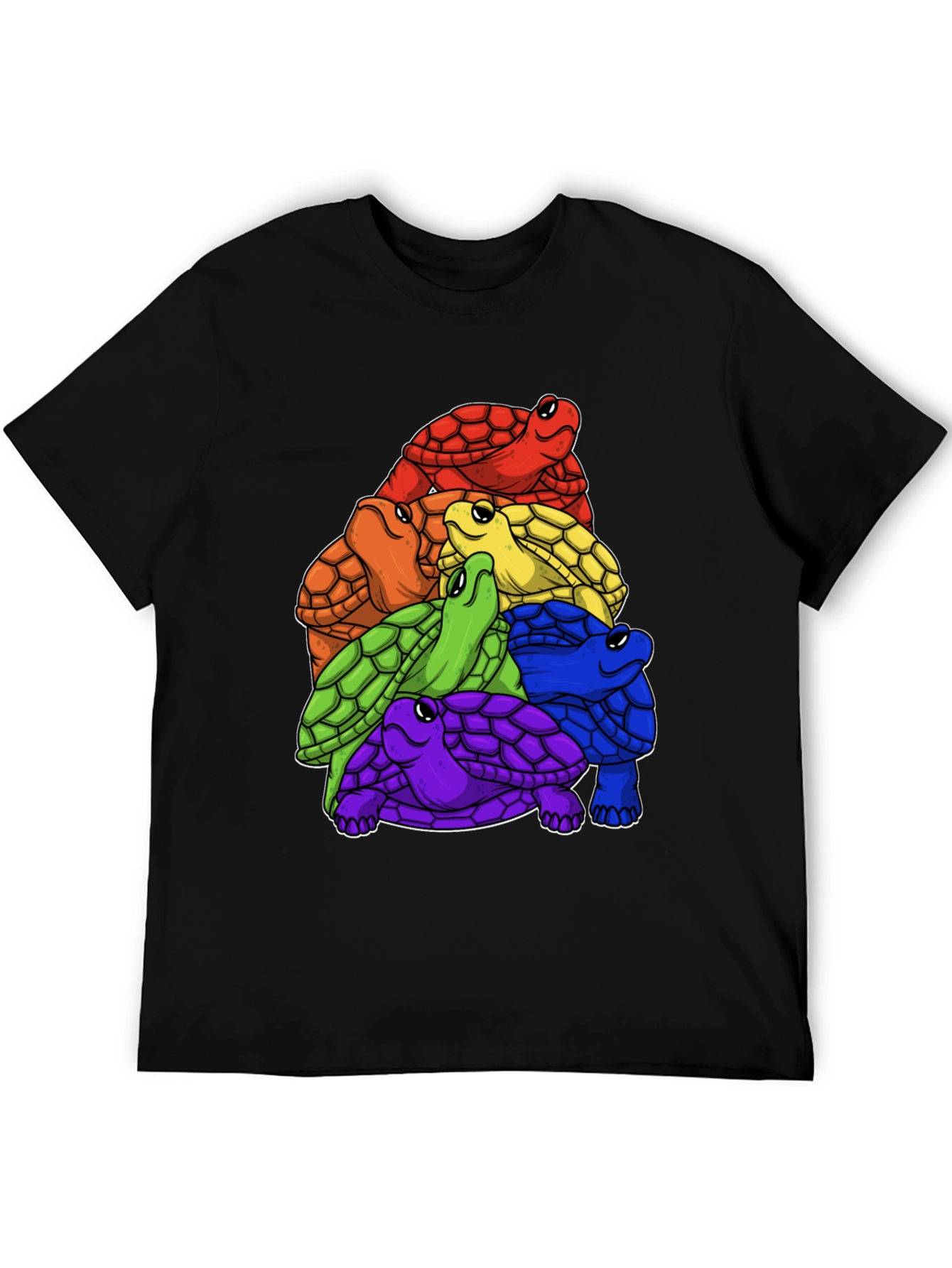 Rainbow Turtle Graphic Tee
