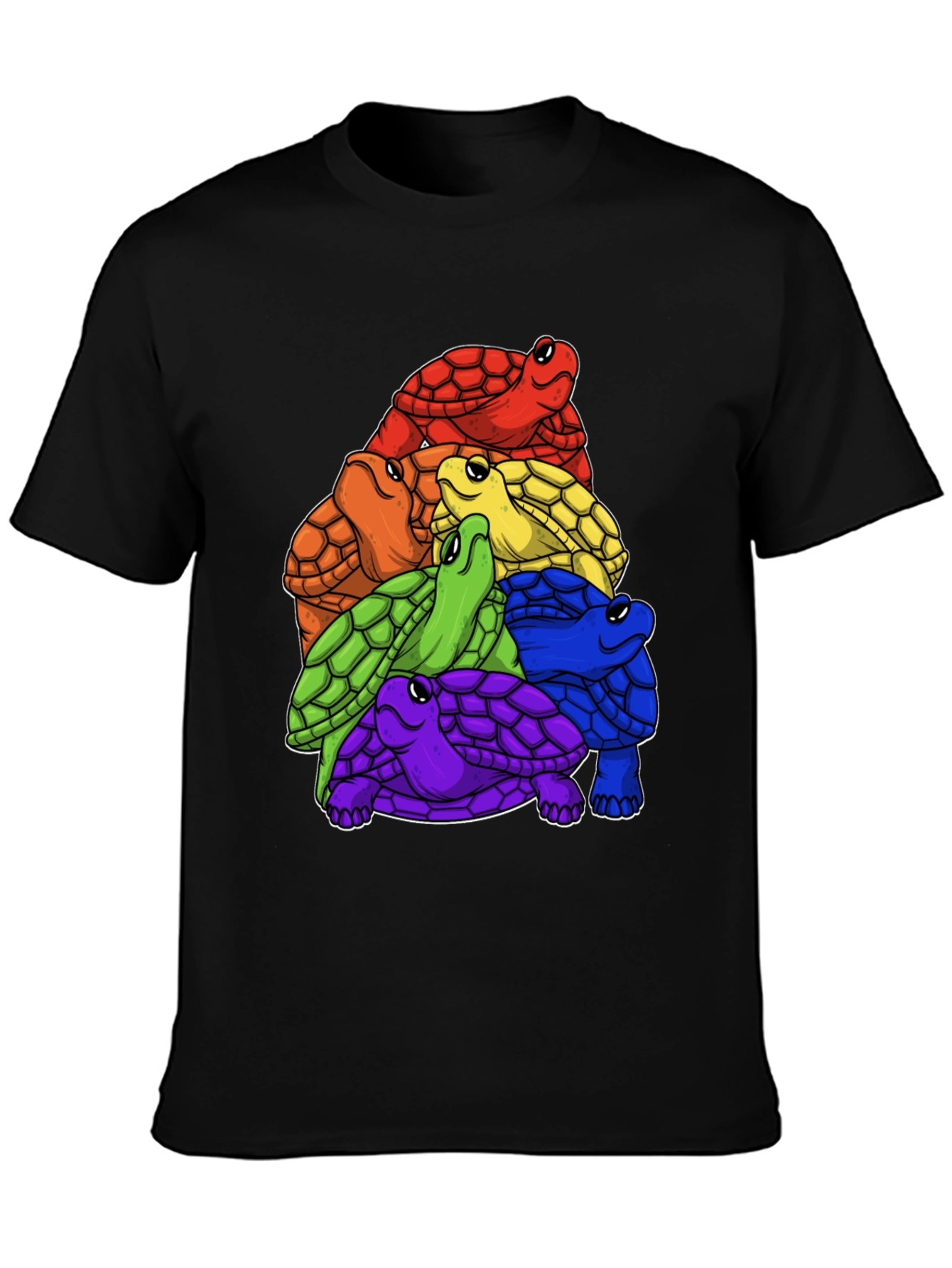 Rainbow Turtle Graphic Tee