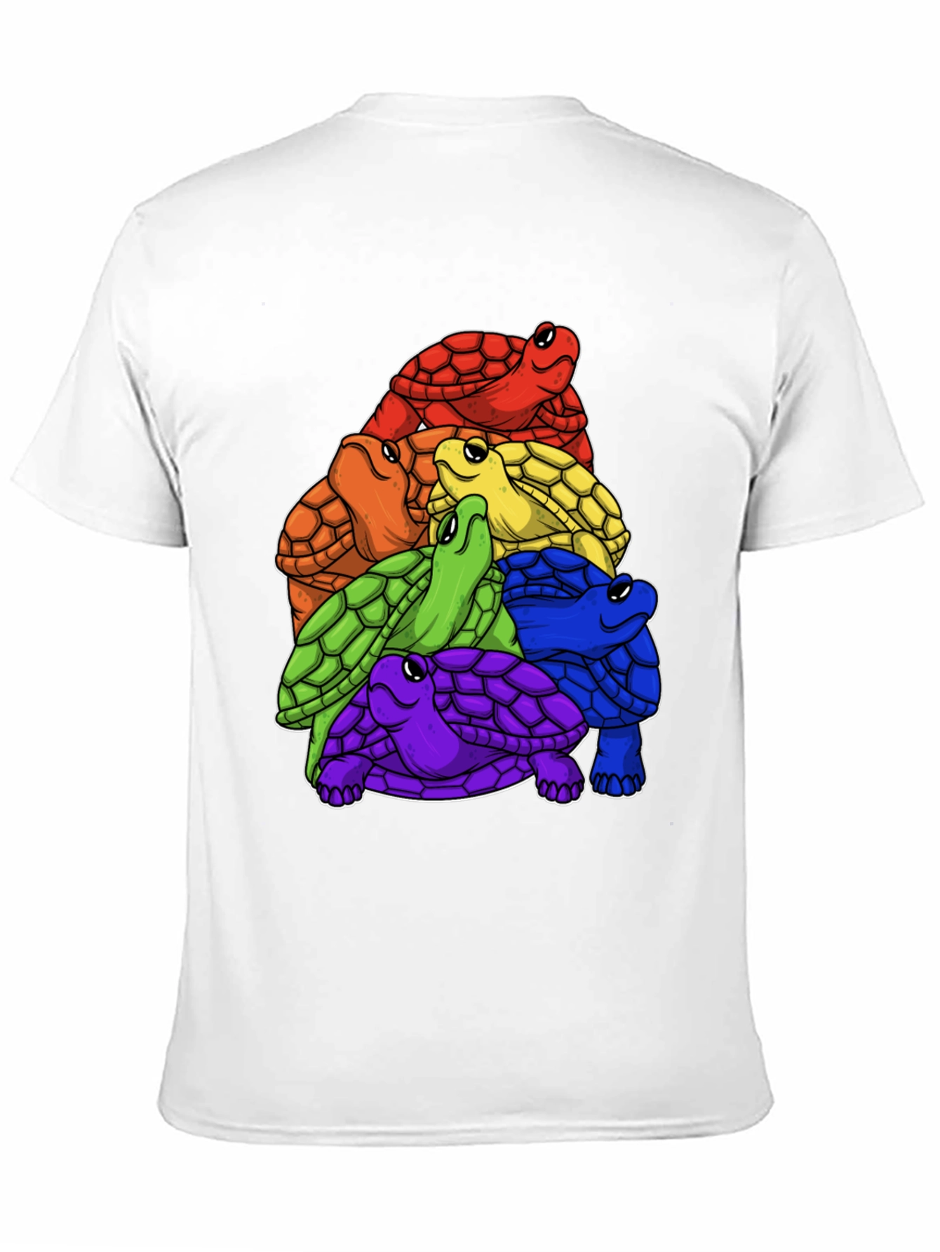Rainbow Turtle Graphic Tee