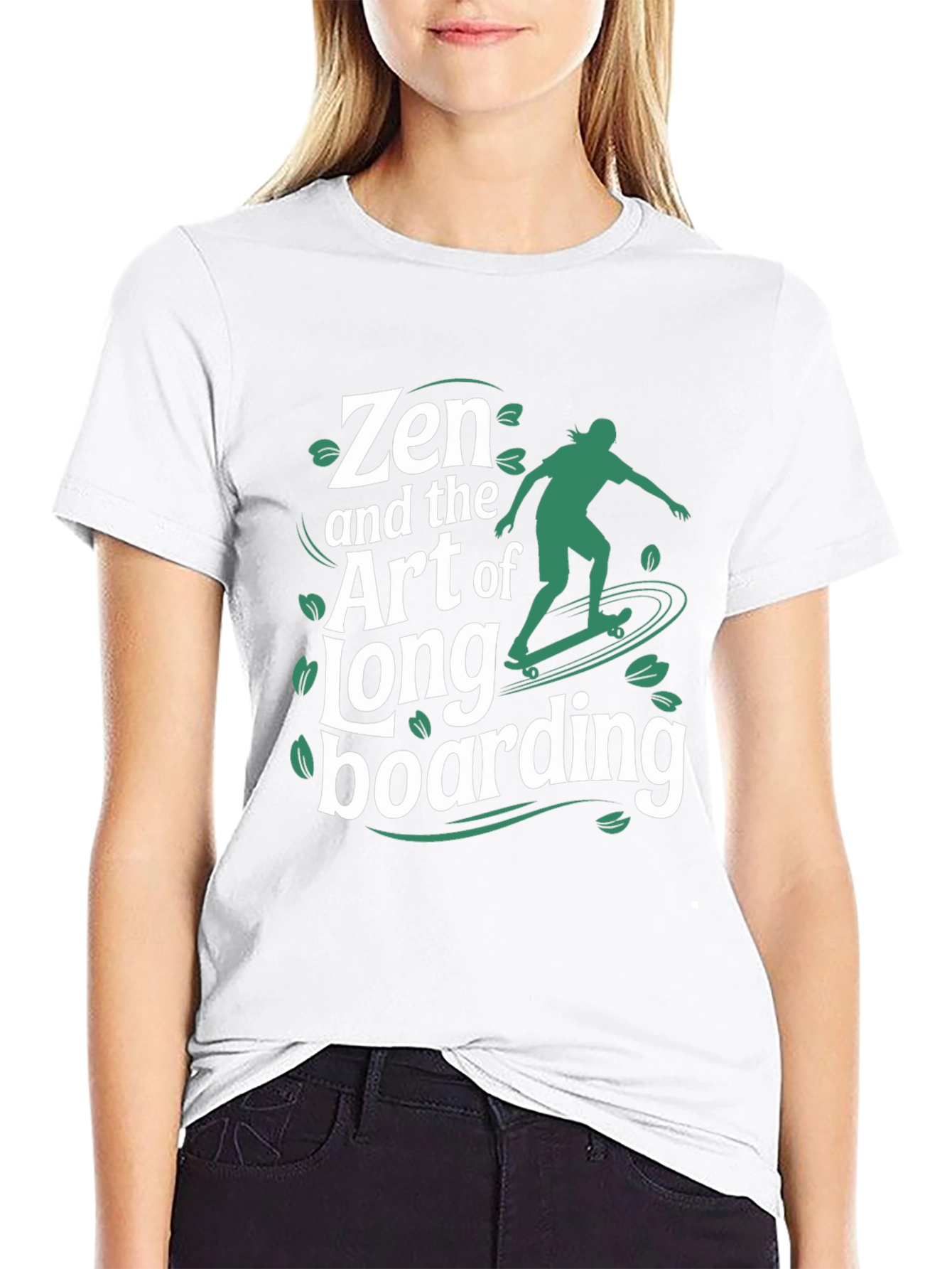 Zen & the Art of Longboarding Graphic T-Shirt