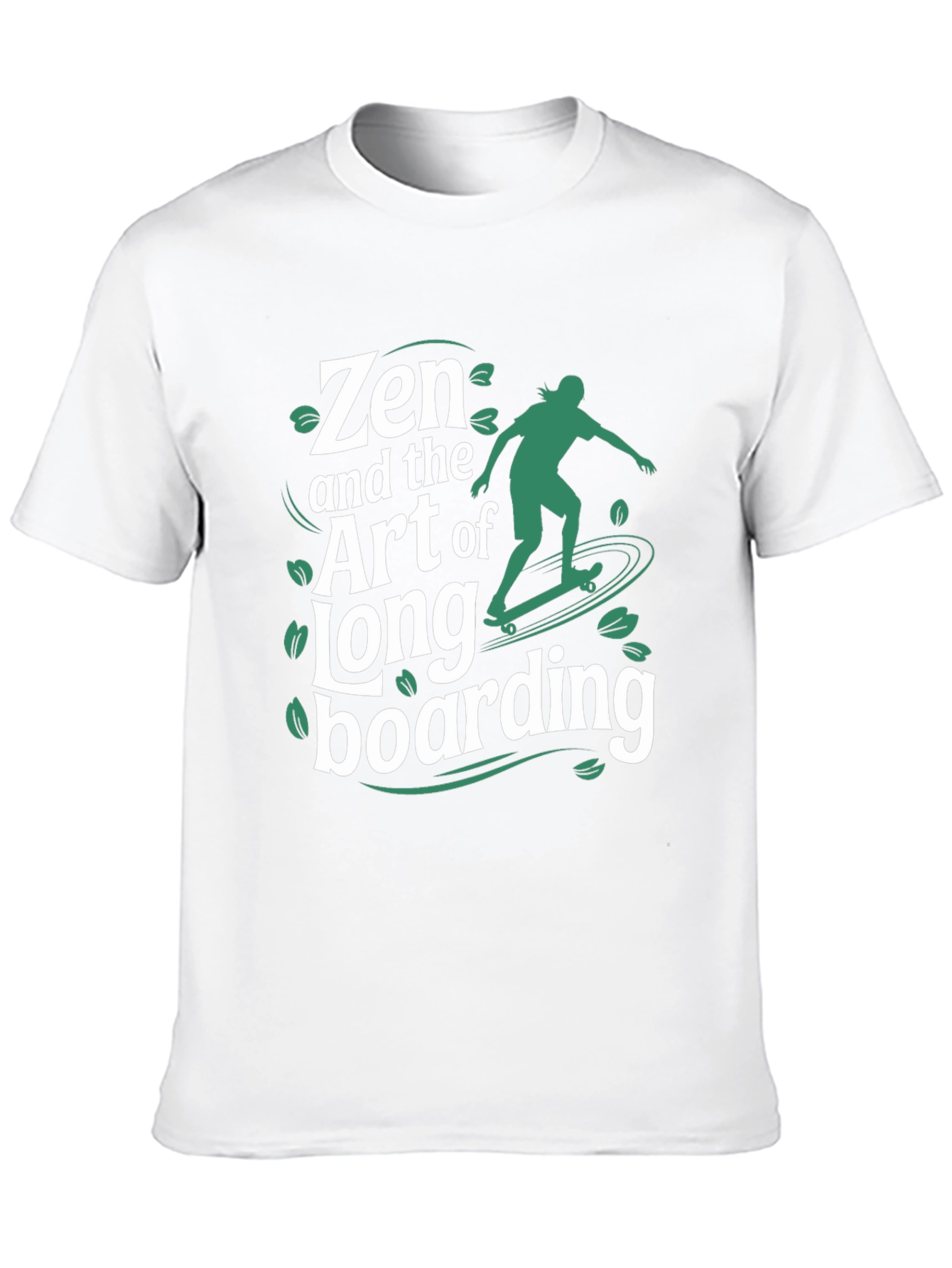 Zen & the Art of Longboarding Graphic T-Shirt