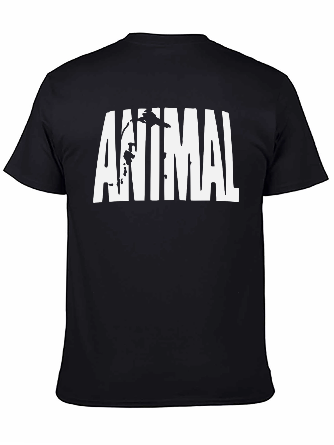Animal Graphic Black T-Shirt