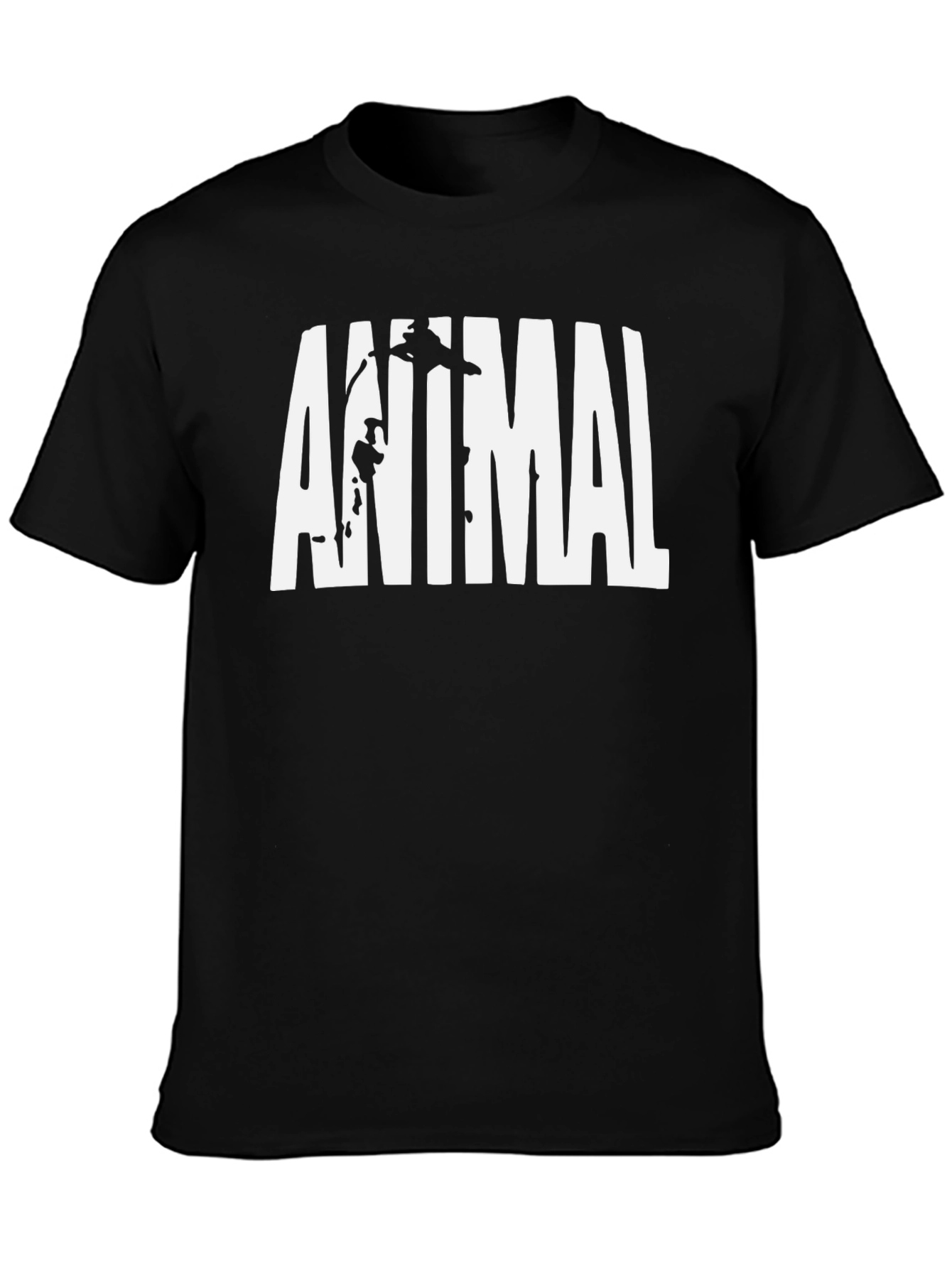 Animal Graphic Black T-Shirt