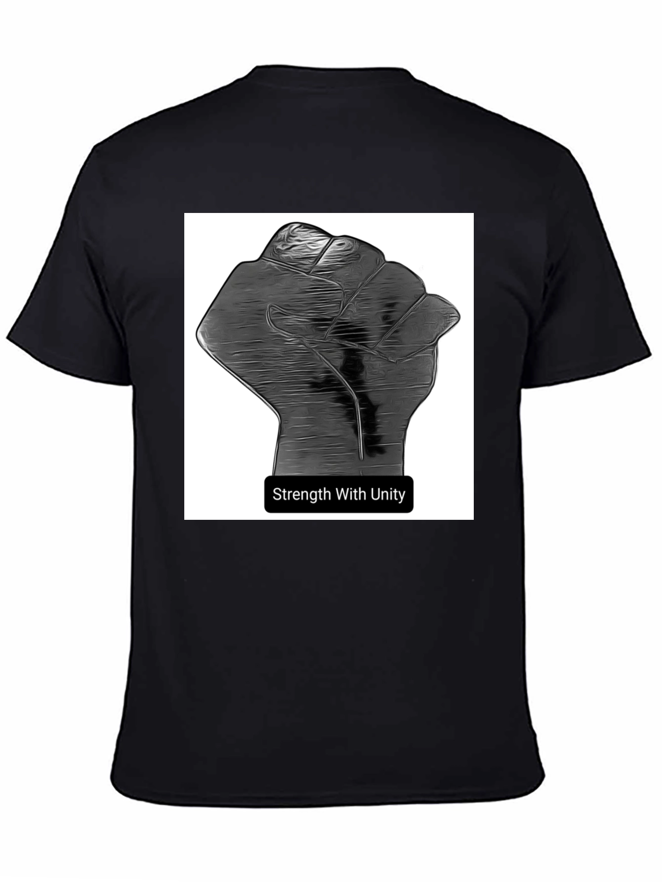 Unity Strength Graphic Tee - Black