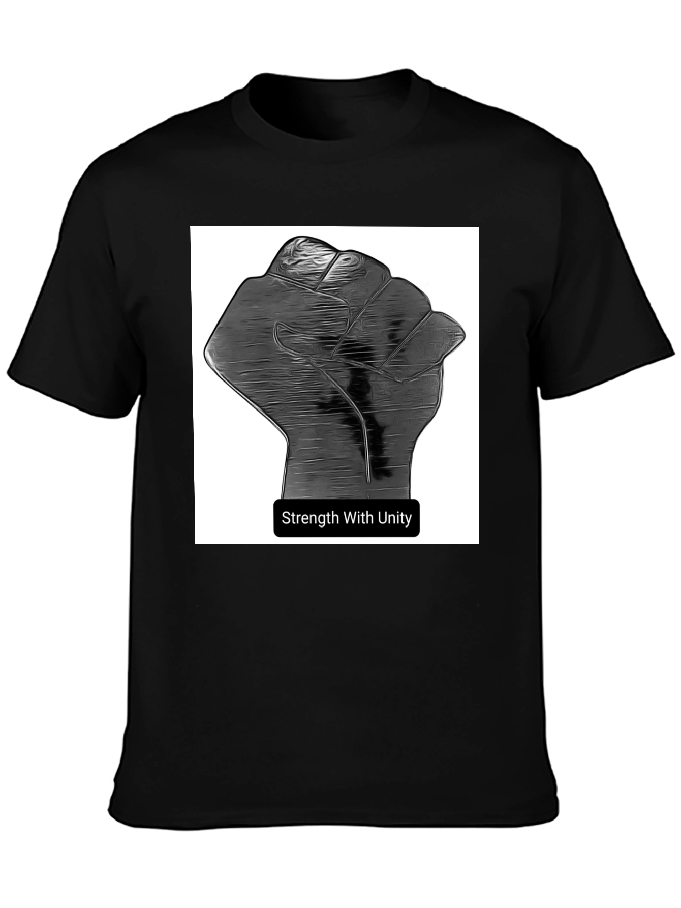Unity Strength Graphic Tee - Black