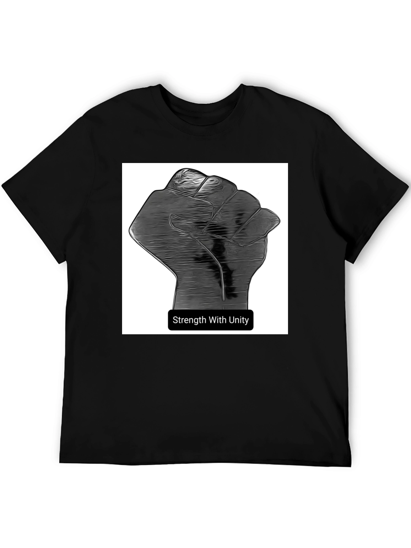 Unity Strength Graphic Tee - Black