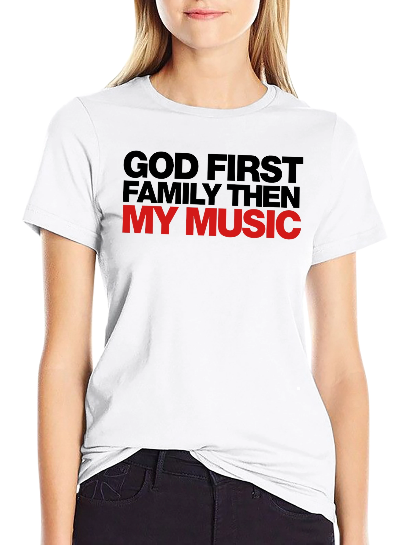 God Family Music Graphic Tee