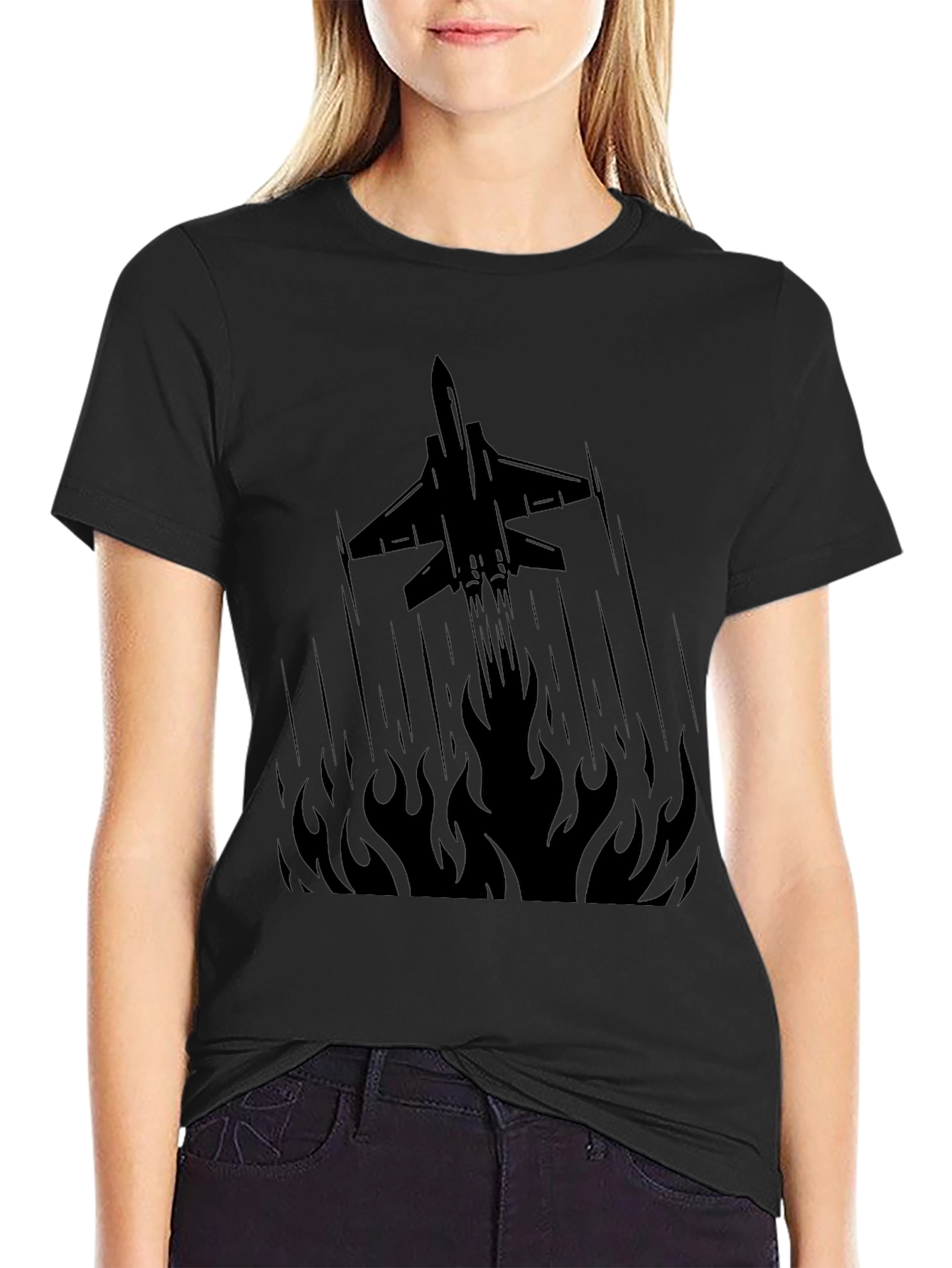 Jet Fighter Graphic T-Shirt