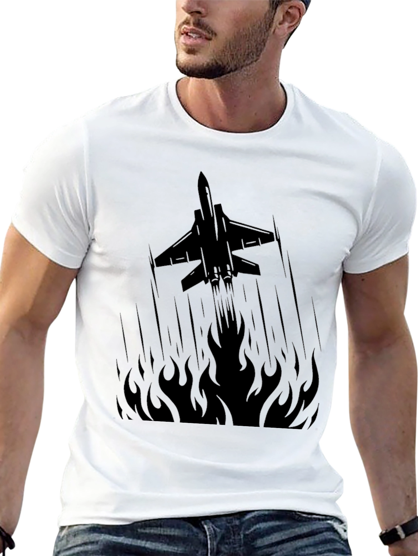 Jet Fighter Graphic T-Shirt