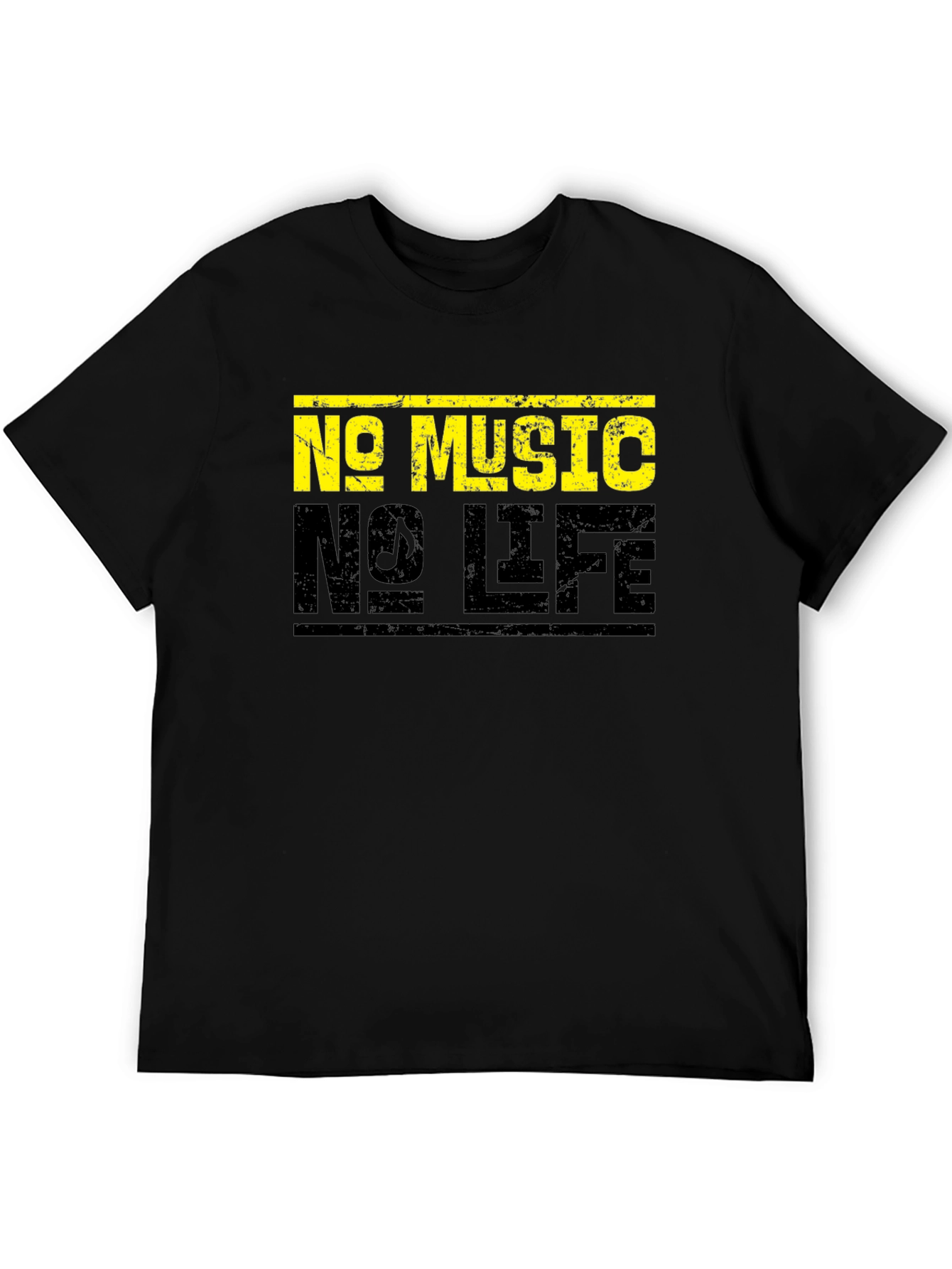 No Music No Life Graphic T-Shirt