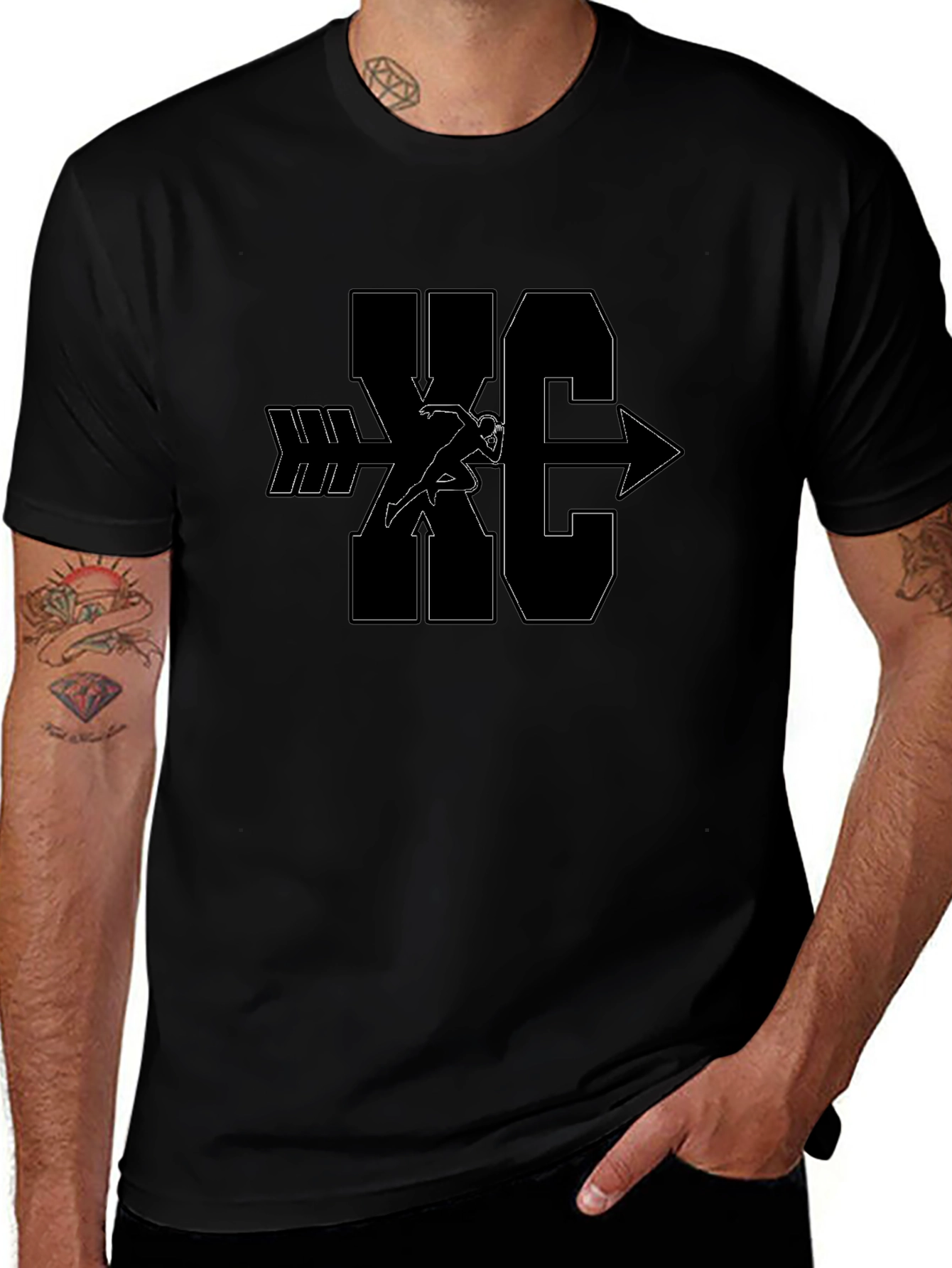 KC Cross Country T-Shirt - Arrow Design