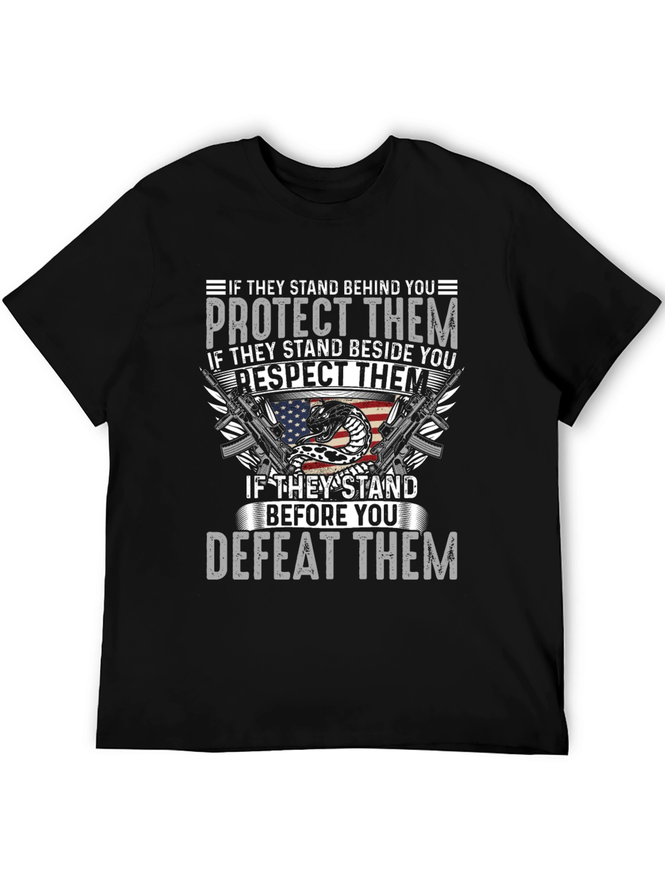 Patriotic Protect Respect Defeat T-Shirt