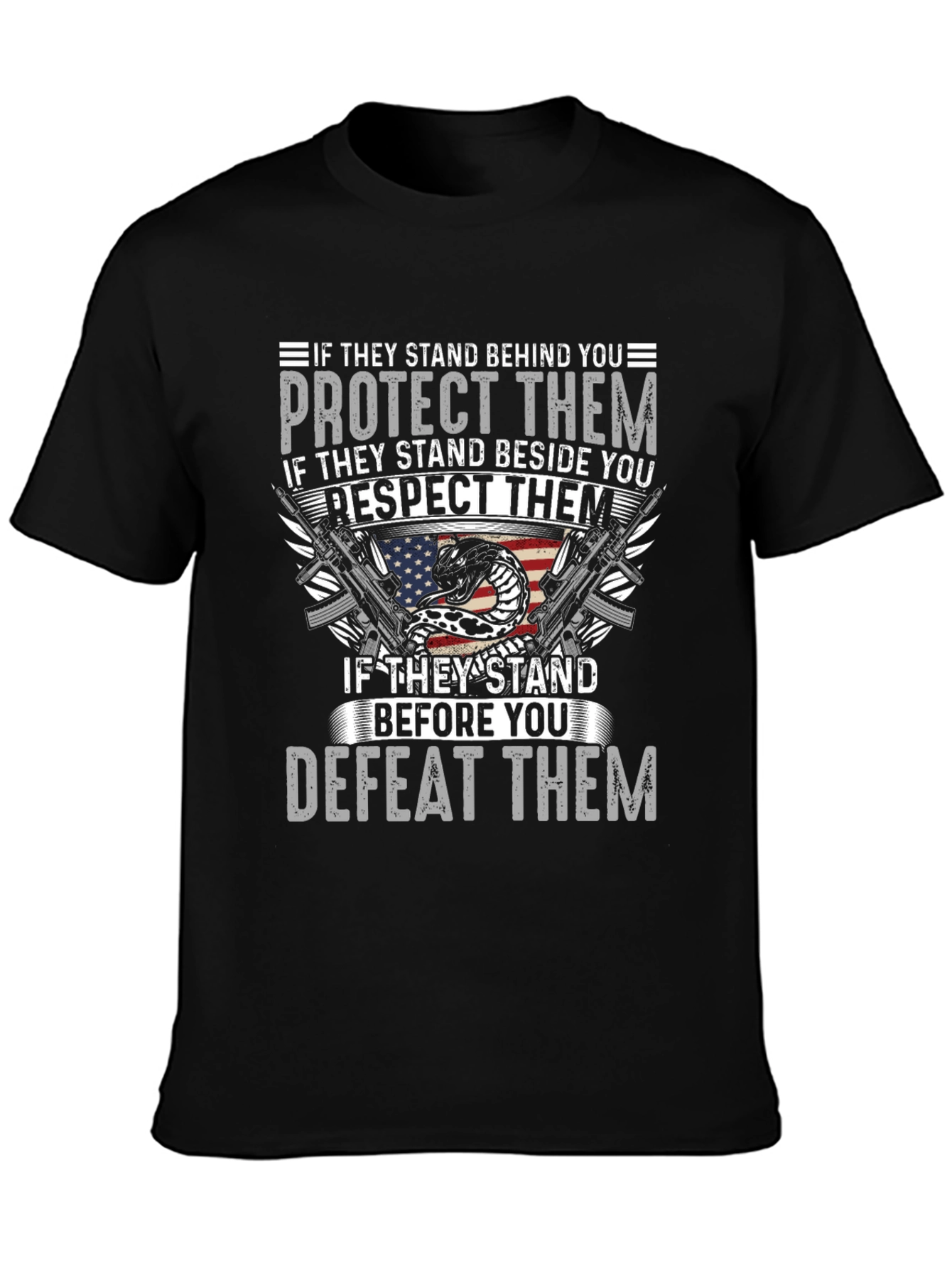 Patriotic Protect Respect Defeat T-Shirt