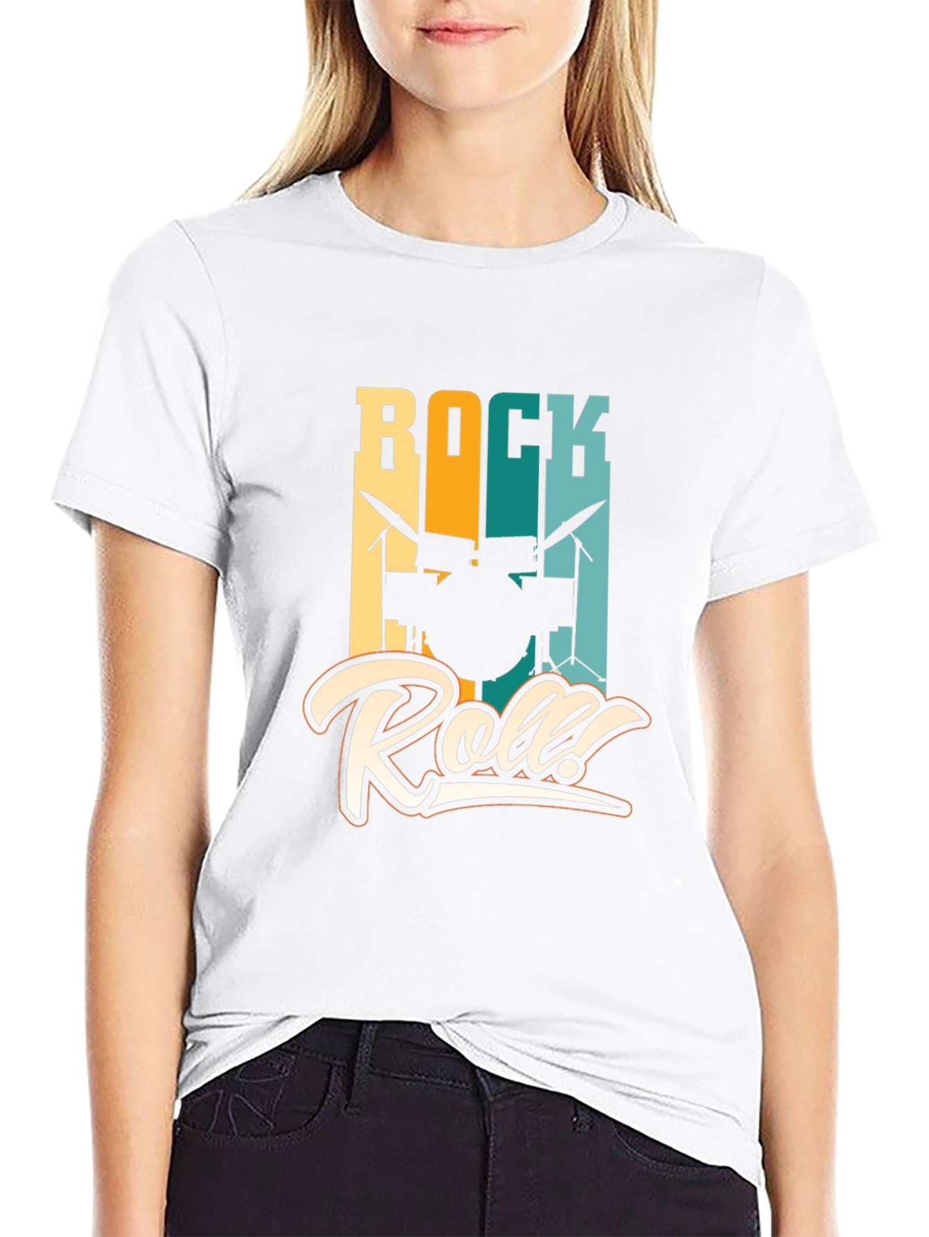 Rock and Roll Drummer T-Shirt