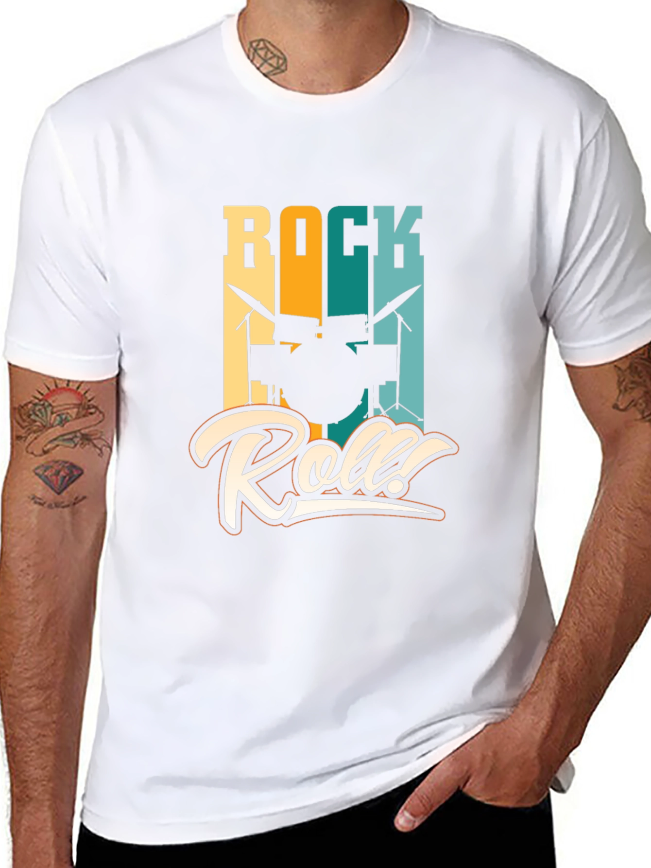 Rock and Roll Drummer T-Shirt