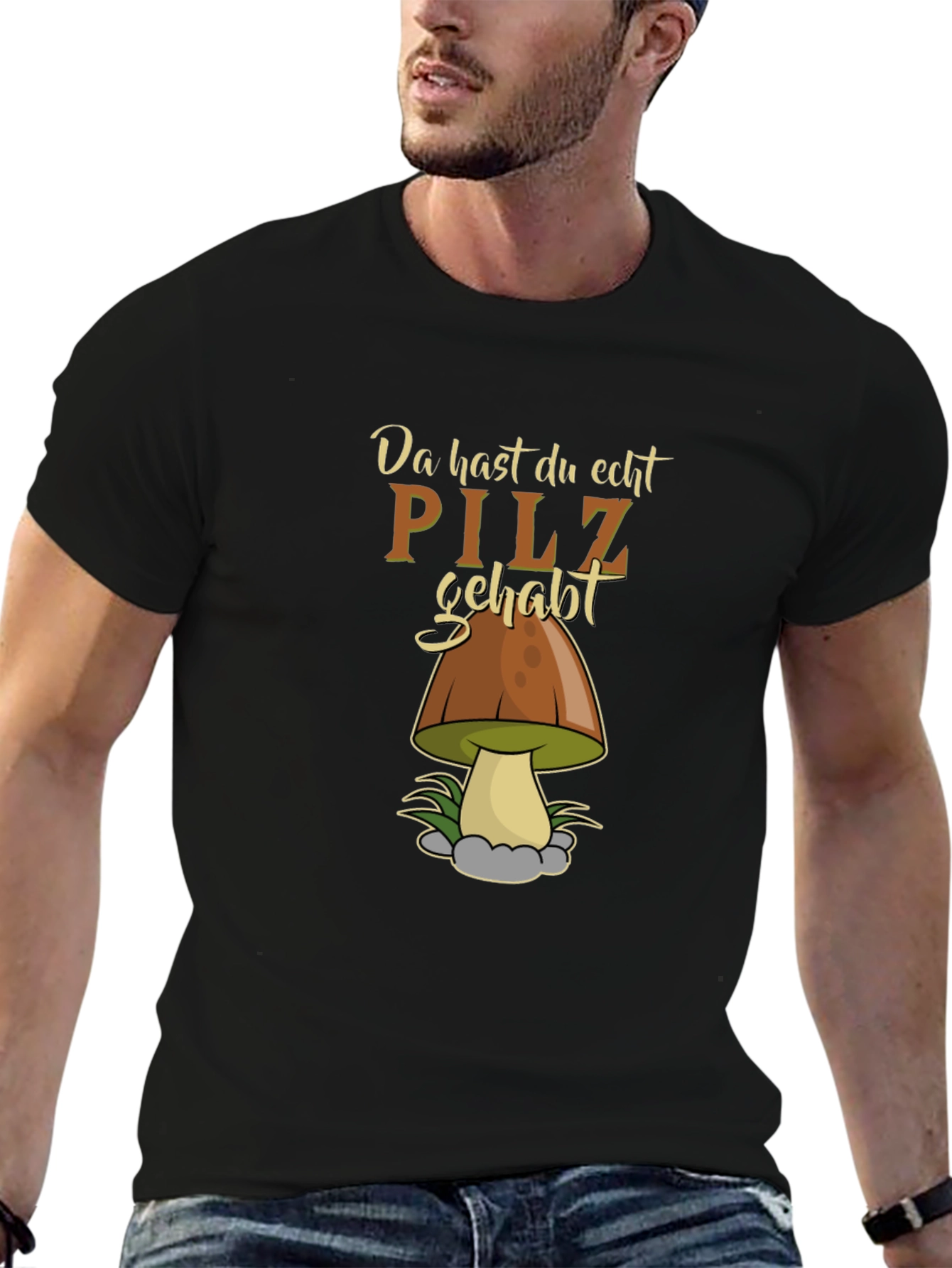 Funny Pilz Gehabt Mushroom Graphic Tee