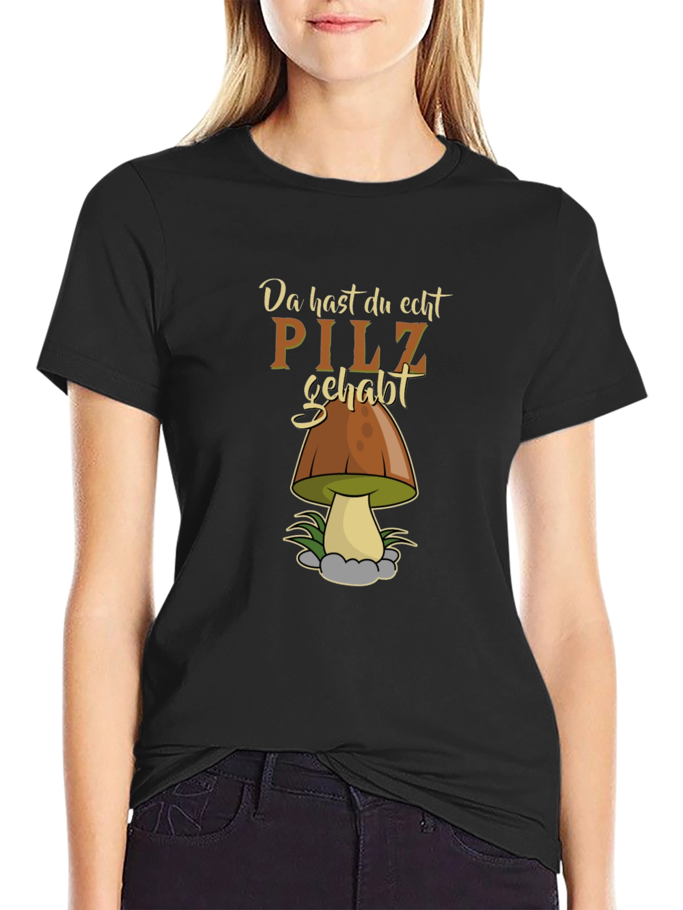 Funny Pilz Gehabt Mushroom Graphic Tee