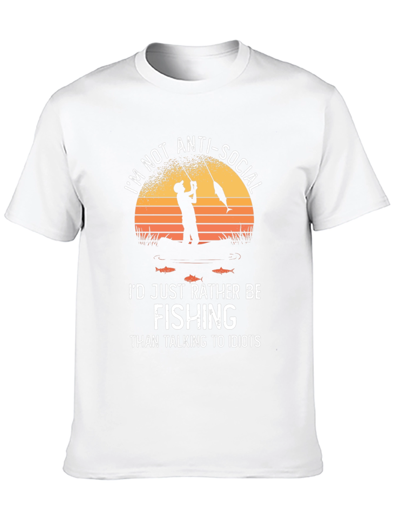Fishing T-Shirt: Im Not Anti-Social