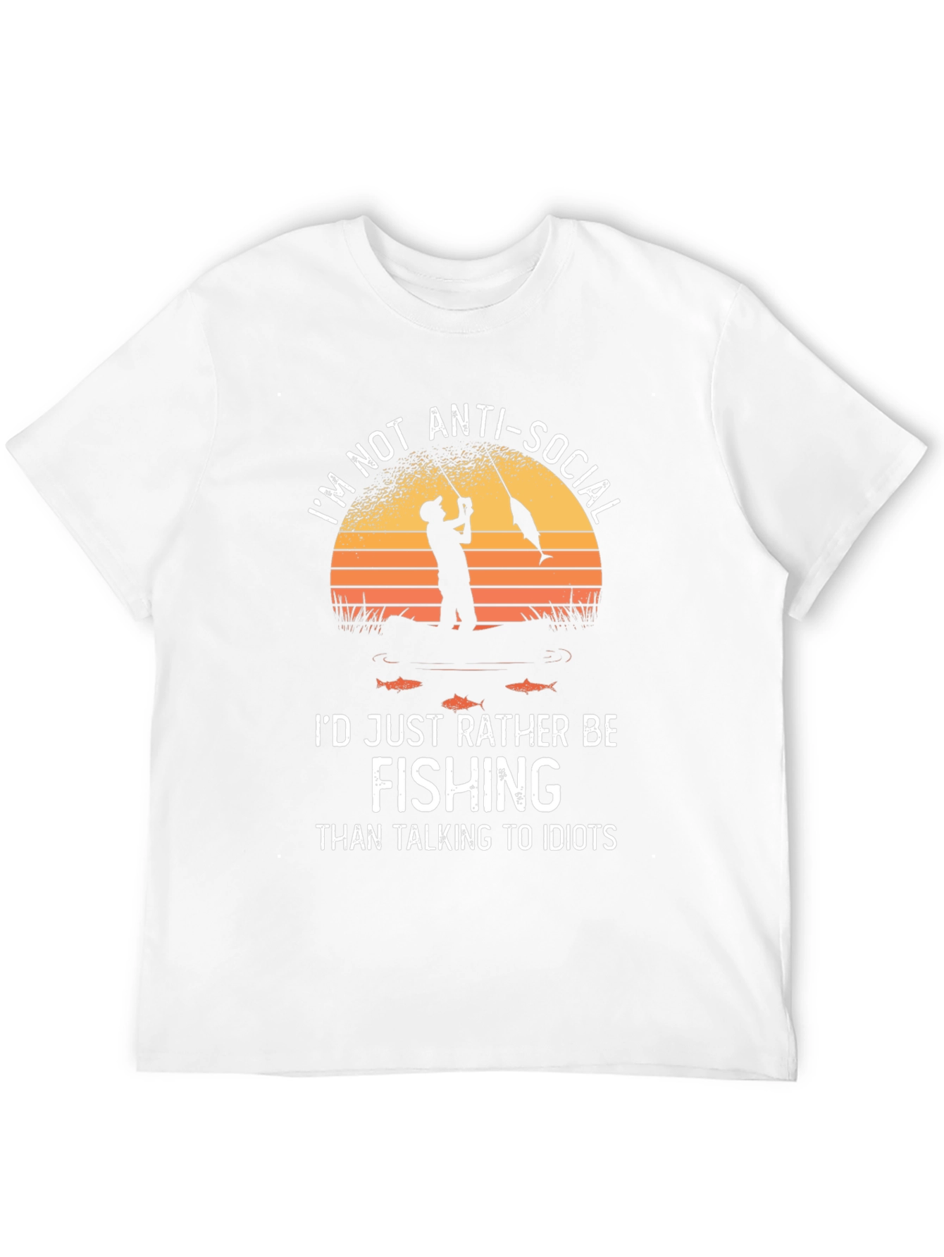 Fishing T-Shirt: Im Not Anti-Social