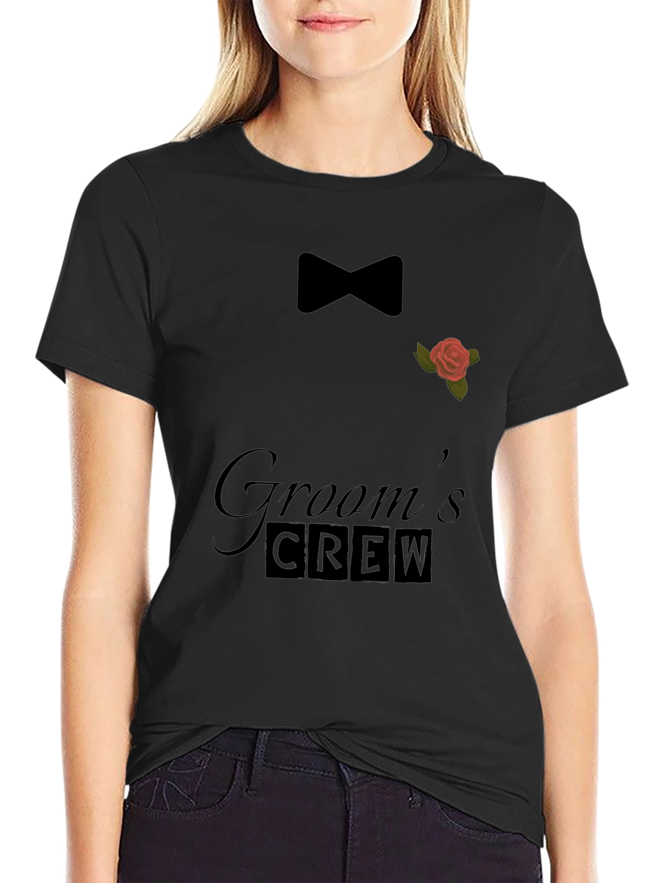 Grooms Crew Graphic T-Shirt