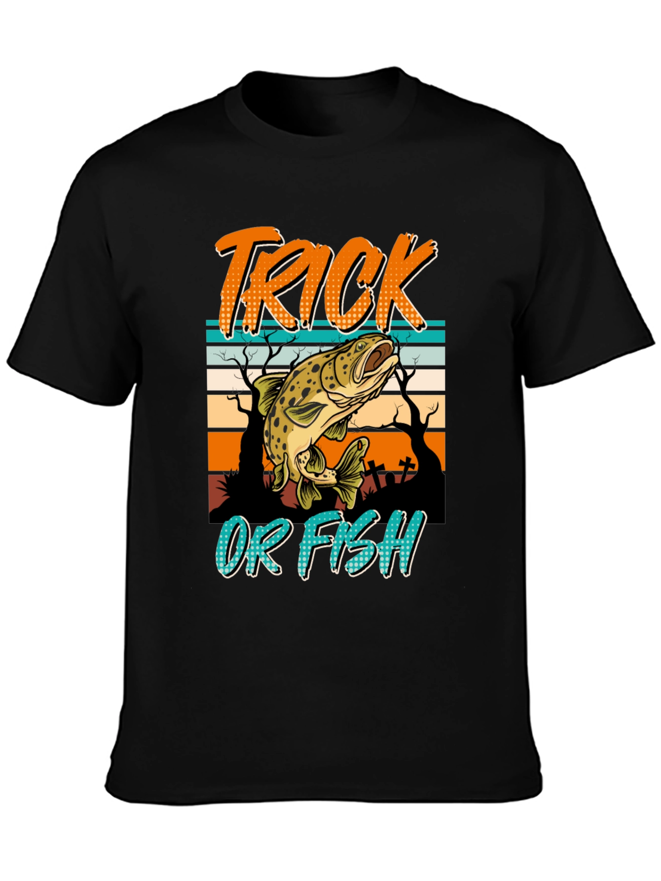 Trick or Fish Halloween T-Shirt