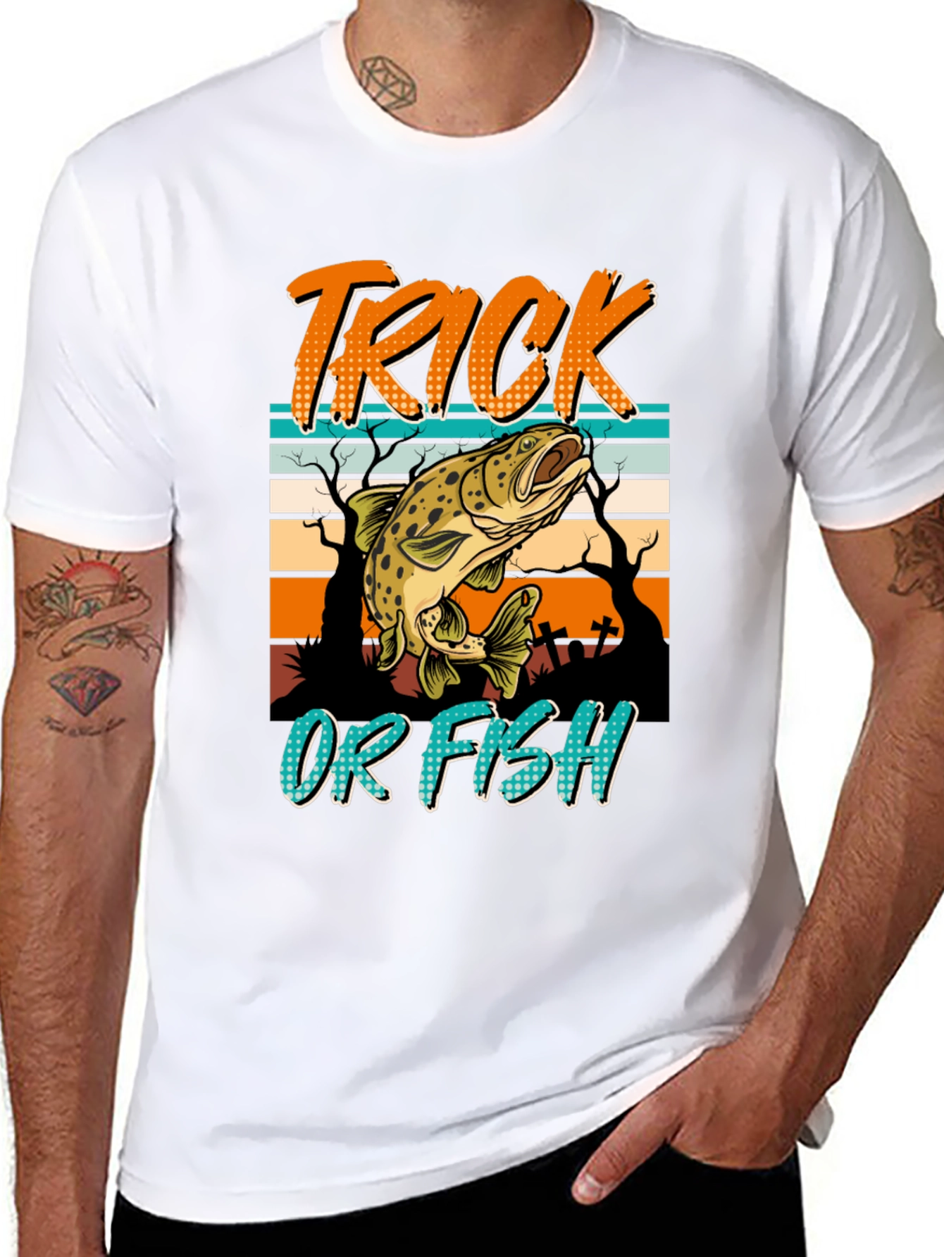 Trick or Fish Halloween T-Shirt
