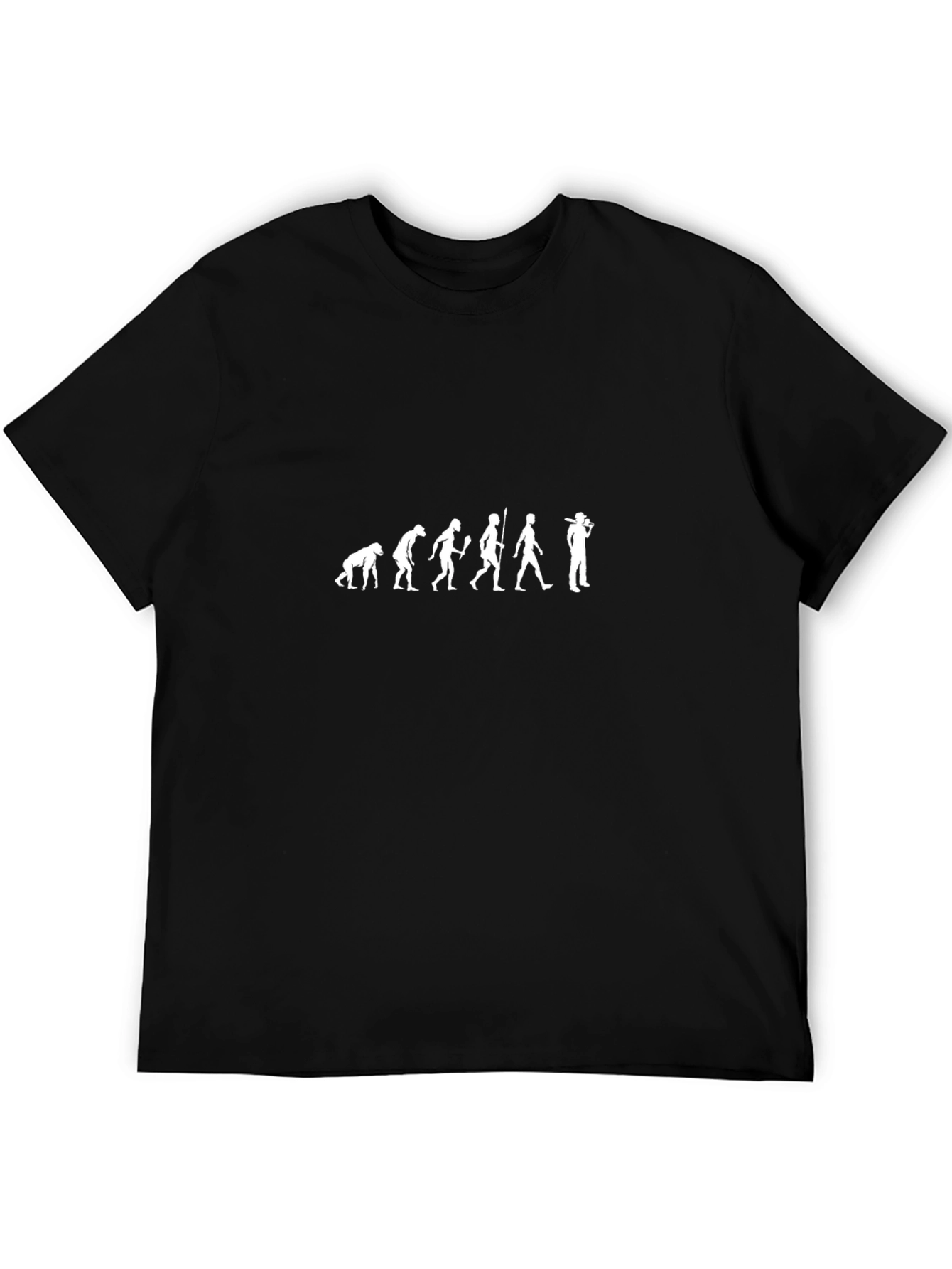 Evolution of the Photographer T-Shirt - Black