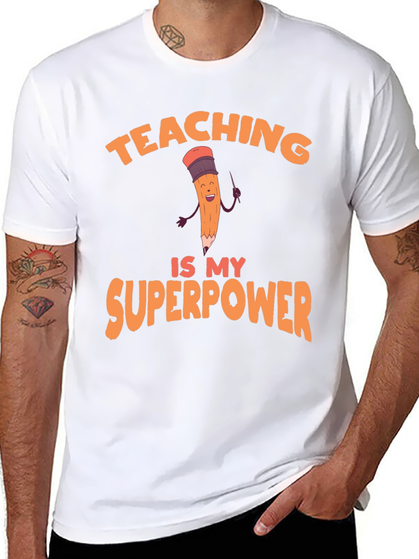Teaching is My Superpower Graphic Tee