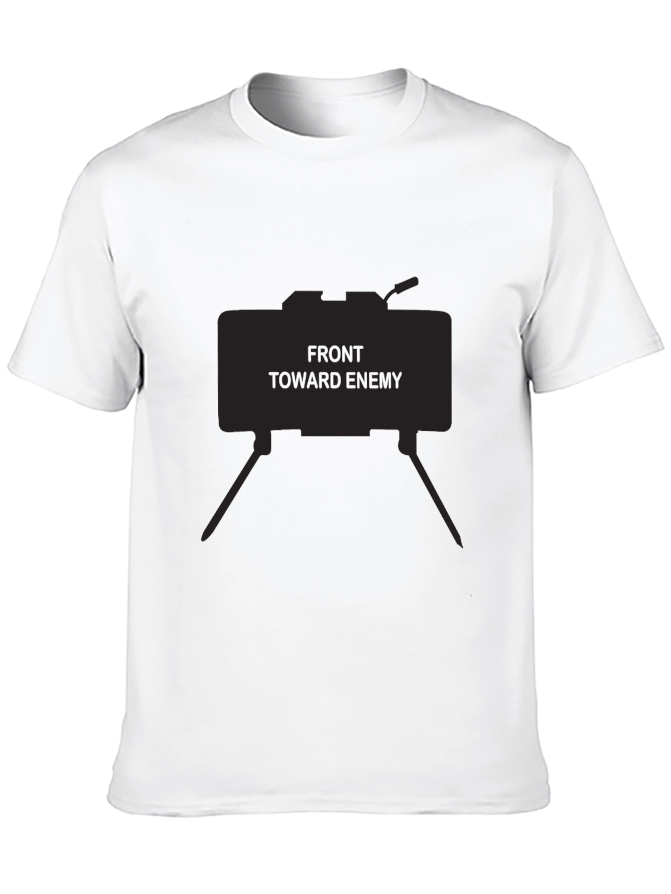 Front Toward Enemy Graphic Tee - Black