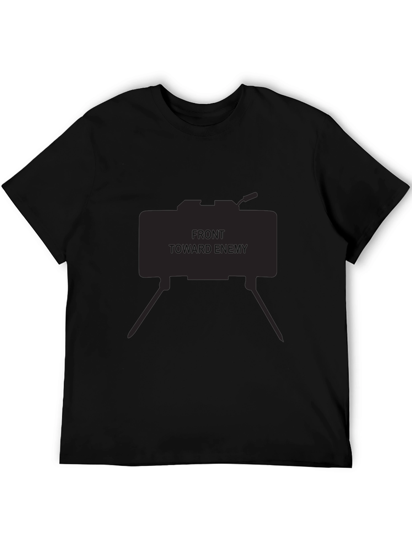 Front Toward Enemy Graphic Tee - Black