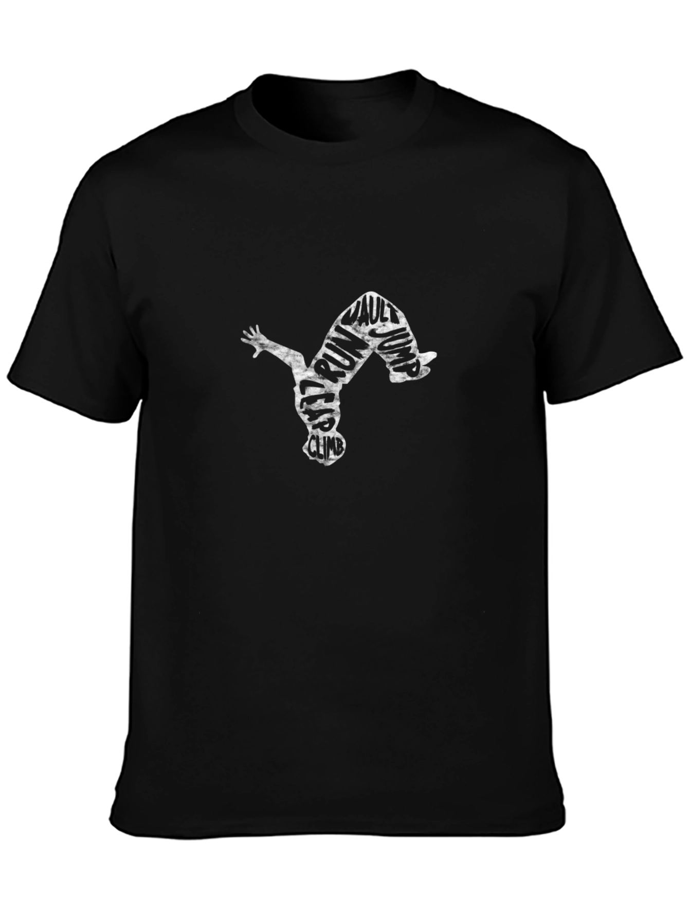 Parkour Athlete Black T-Shirt