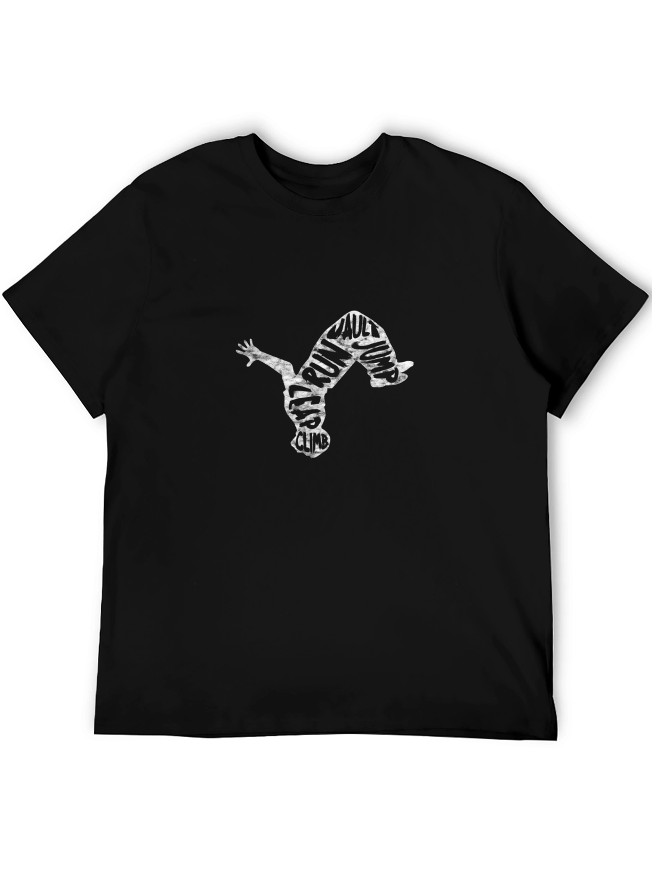Parkour Athlete Black T-Shirt