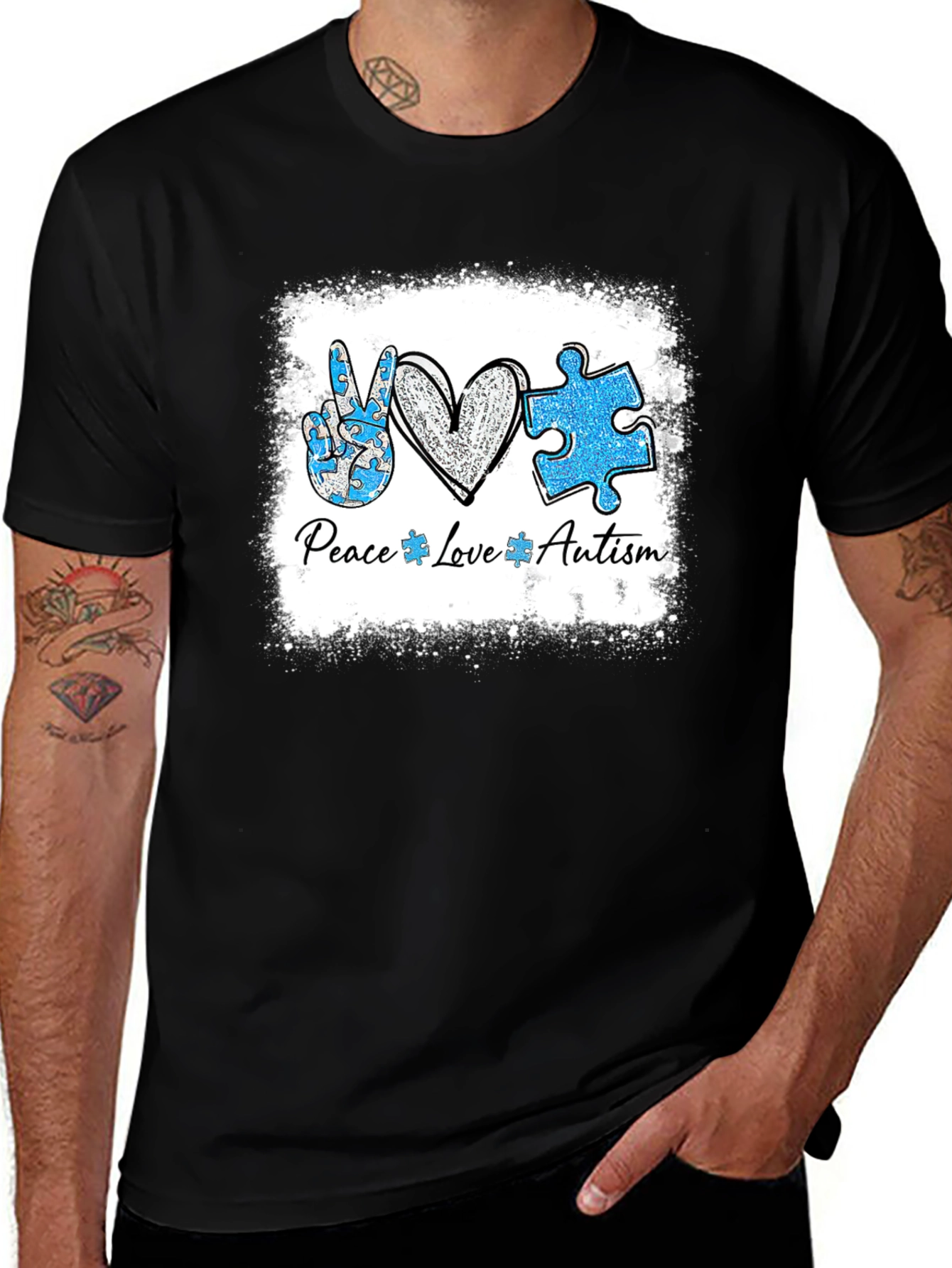 Peace Love Autism T-Shirt