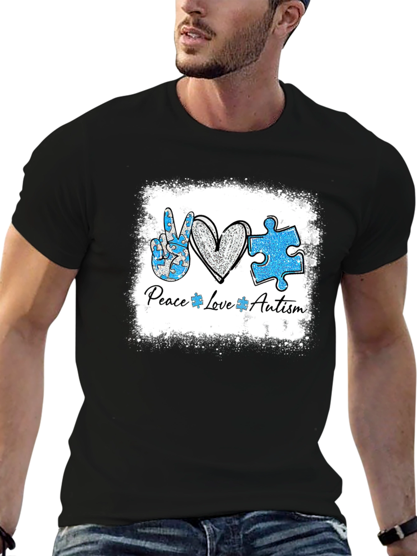 Peace Love Autism T-Shirt