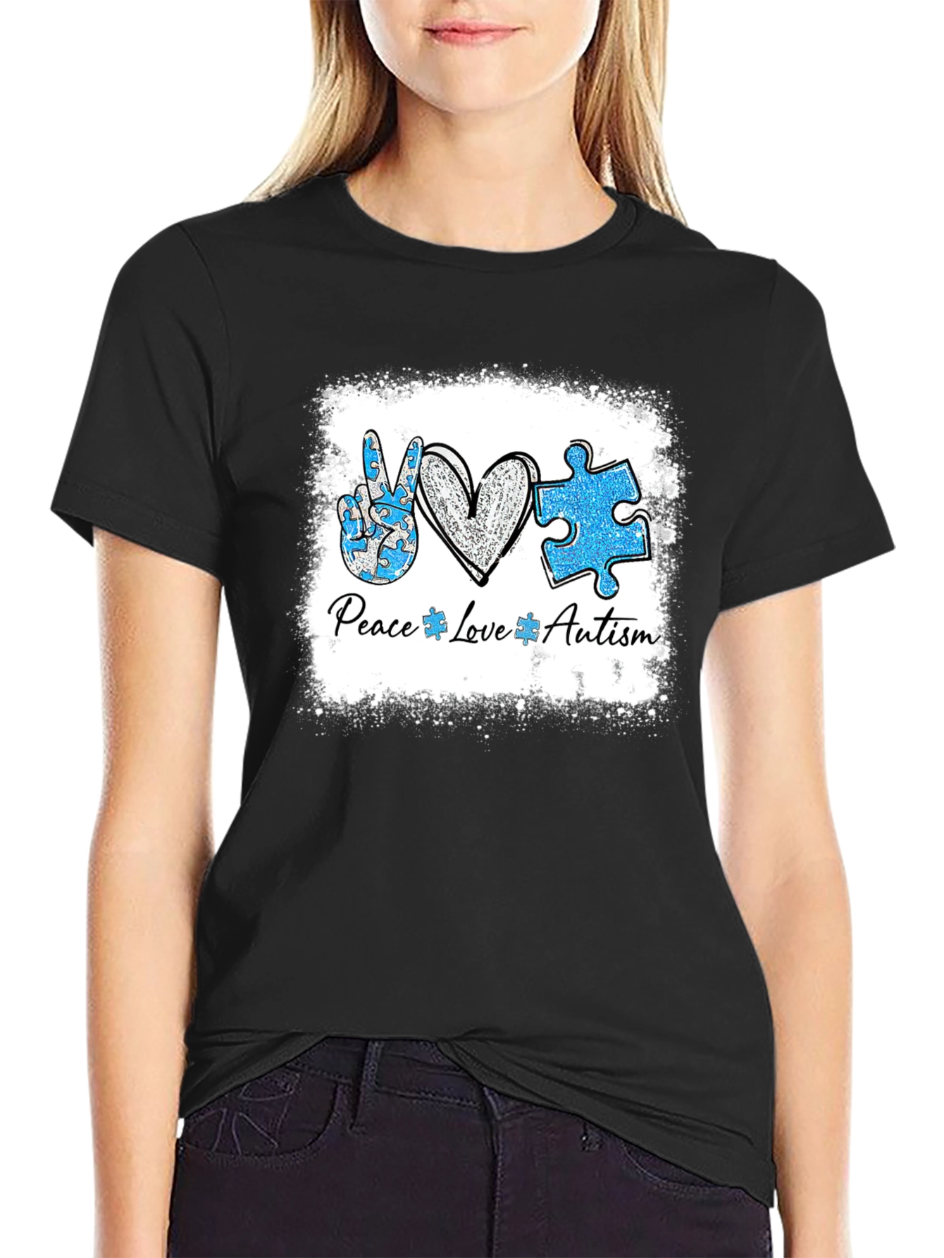 Peace Love Autism T-Shirt