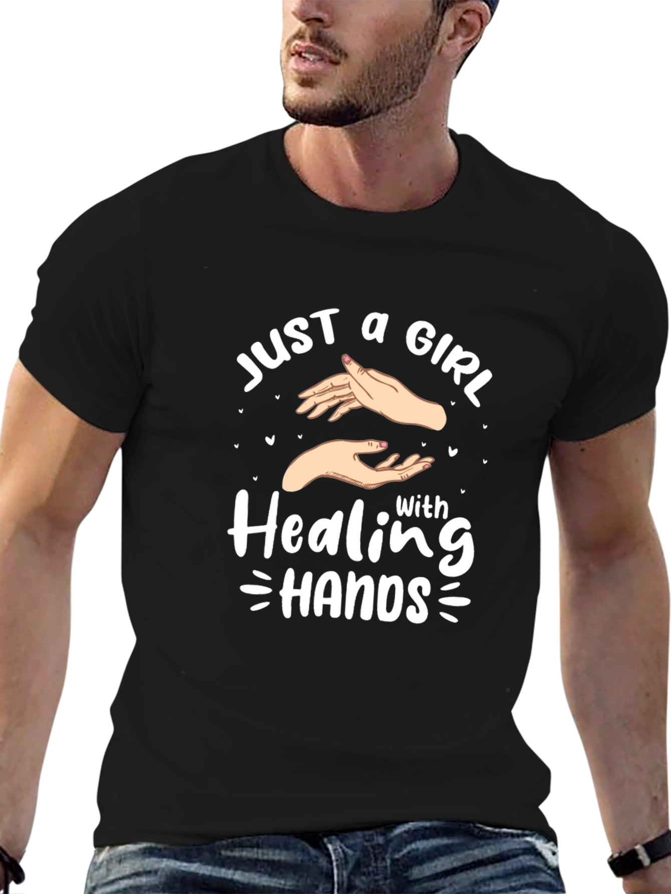 Healing Hands T-Shirt - Just a Girl