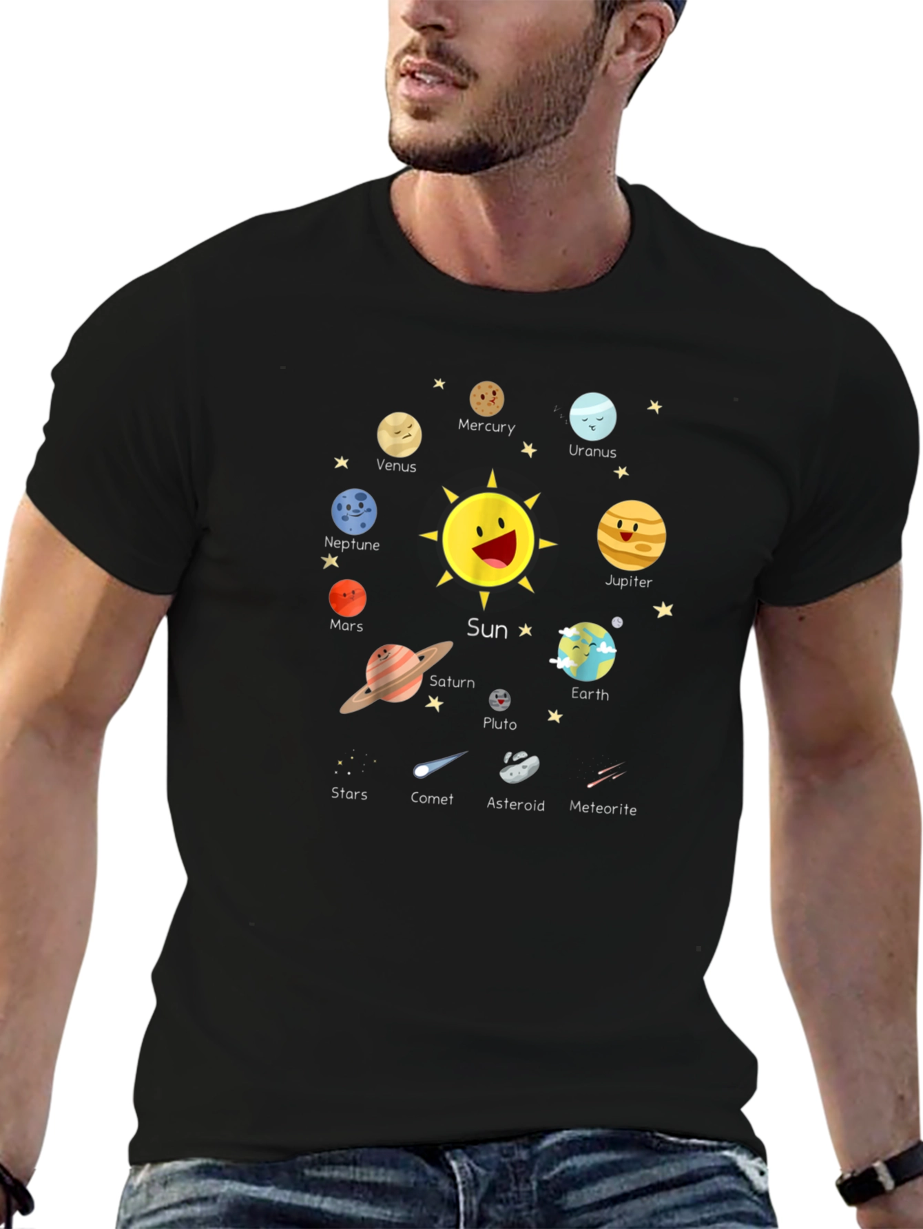 Planets Solar System T-Shirt Science Astronomy Tee