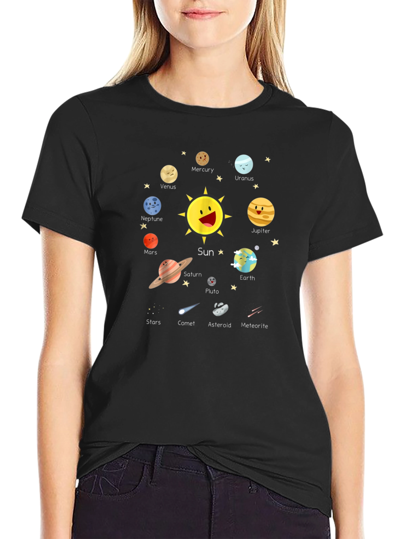 Planets Solar System T-Shirt Science Astronomy Tee