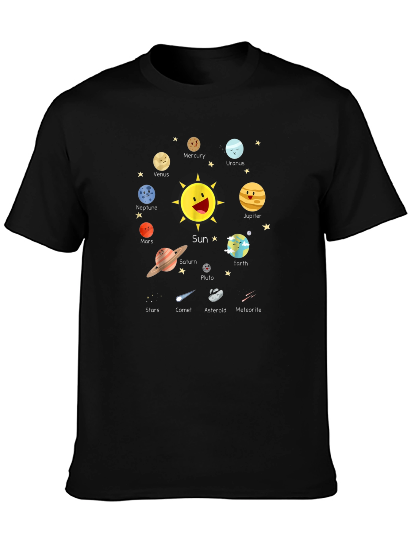 Planets Solar System T-Shirt Science Astronomy Tee