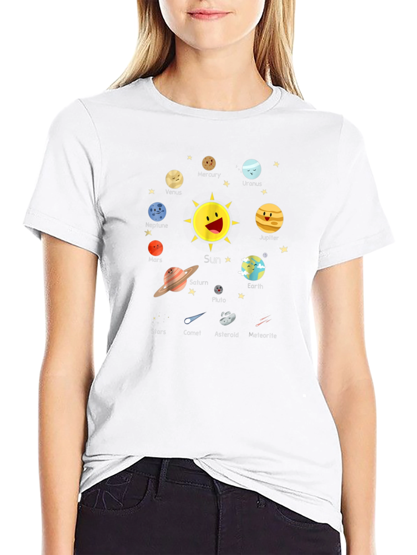 Planets Solar System T-Shirt Science Astronomy Tee